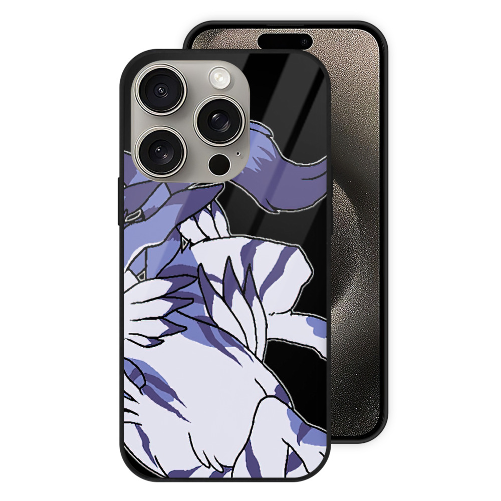 （画像用） Digimon デジタルモンスター/デジモン 【iPhone15Pro対応】スマホケース 耐衝撃＆黄変防止 背面ガラス