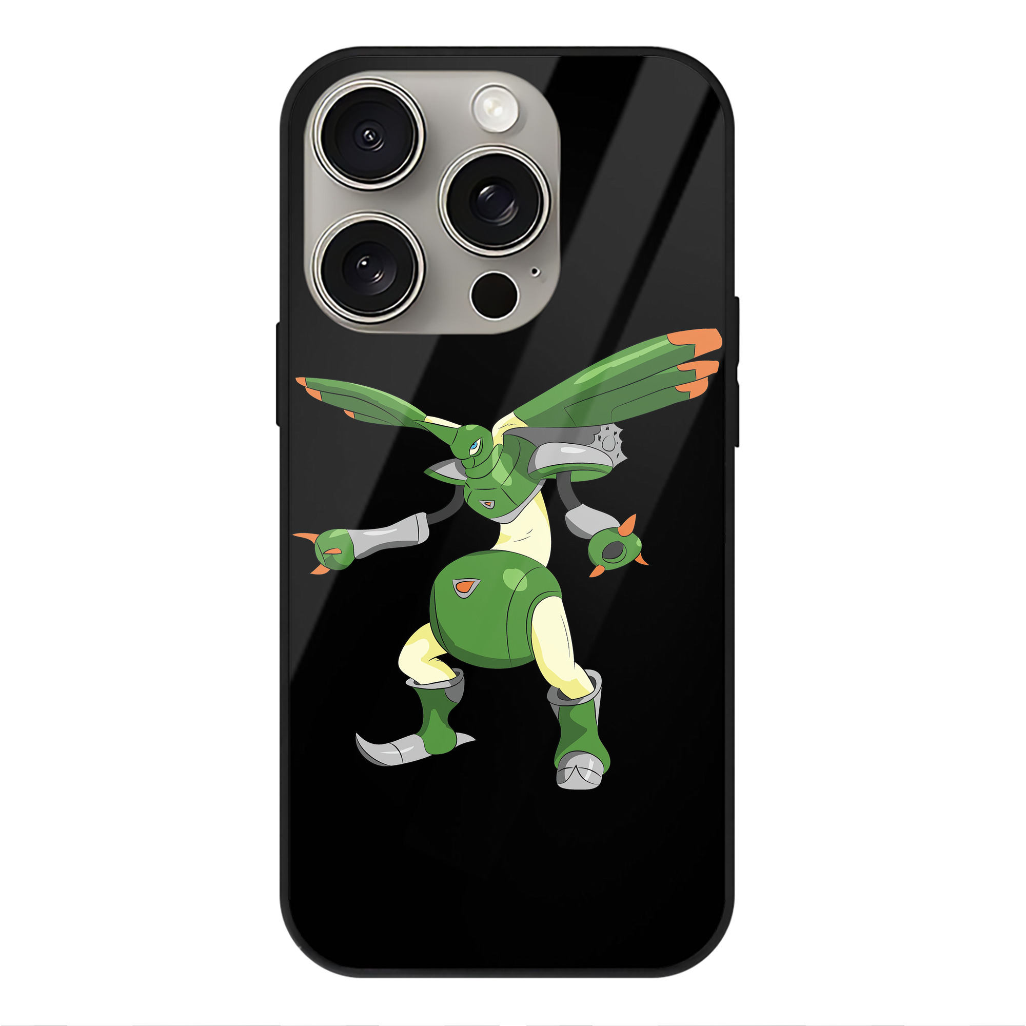 （画像用） Digimon デジタルモンスター/デジモン 【iPhone15Pro対応】スマホケース 耐衝撃＆黄変防止 背面ガラス
