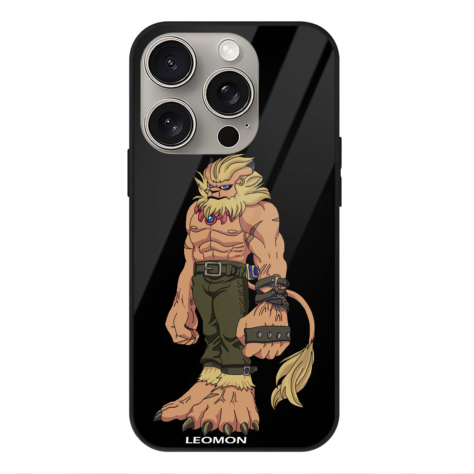 （画像用） Digimon デジタルモンスター/デジモン 【iPhone15Pro対応】スマホケース 耐衝撃＆黄変防止 背面ガラス