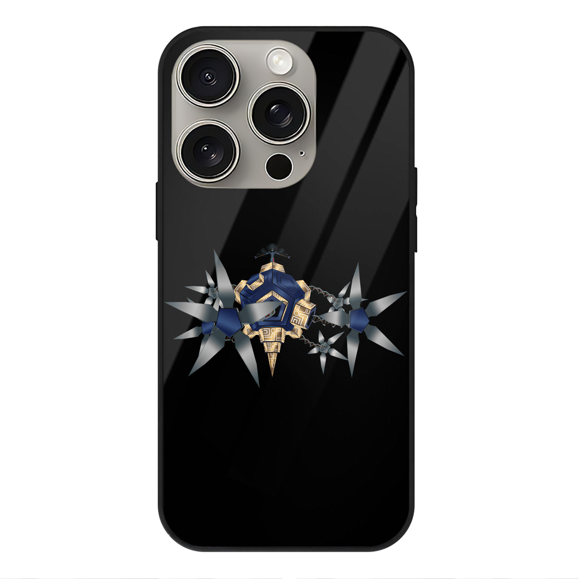 （画像用） Digimon デジタルモンスター/デジモン 【iPhone15Pro対応】スマホケース 耐衝撃＆黄変防止 背面ガラス