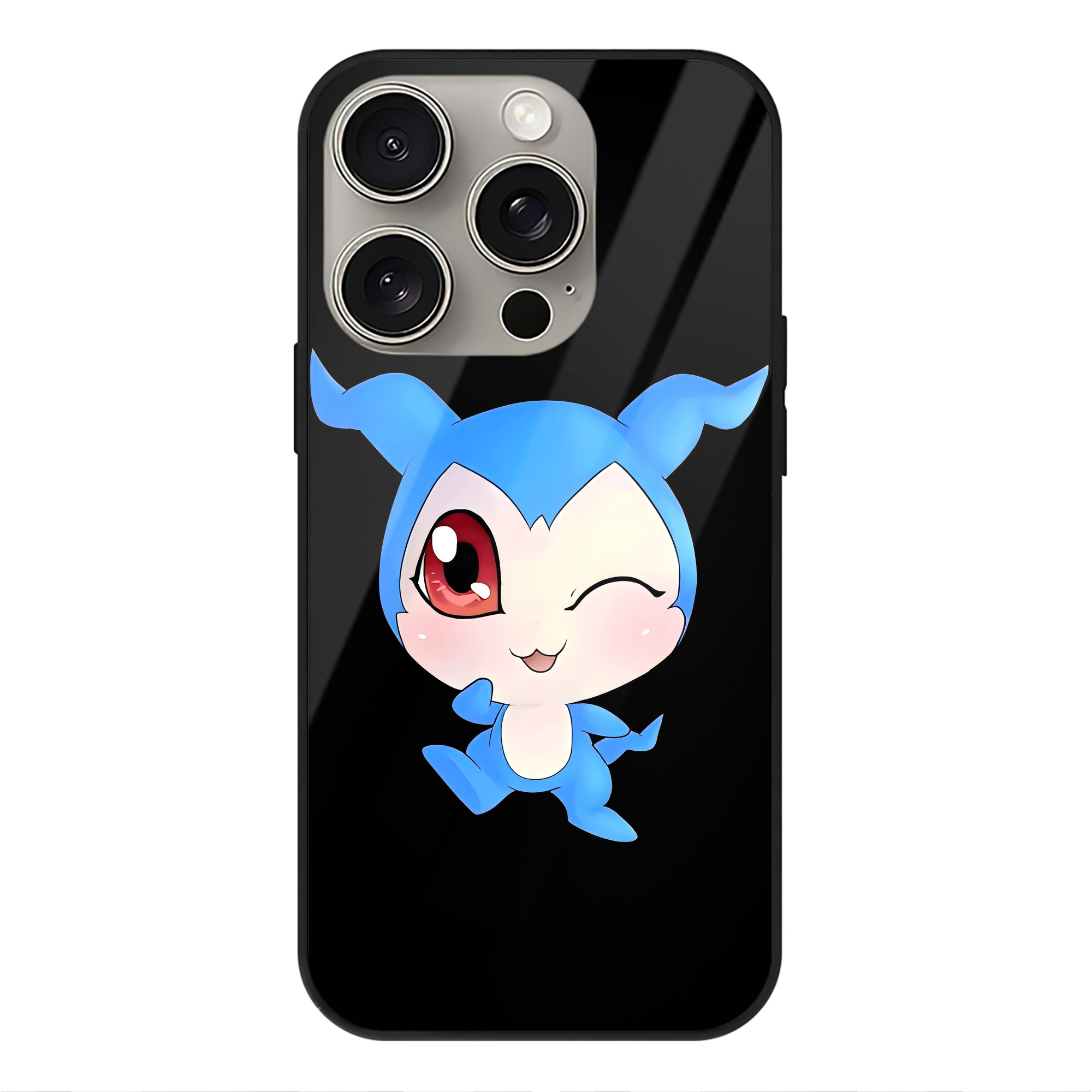 （画像用） Digimon デジタルモンスター/デジモン 【iPhone15Pro対応】スマホケース 耐衝撃＆黄変防止 背面ガラス