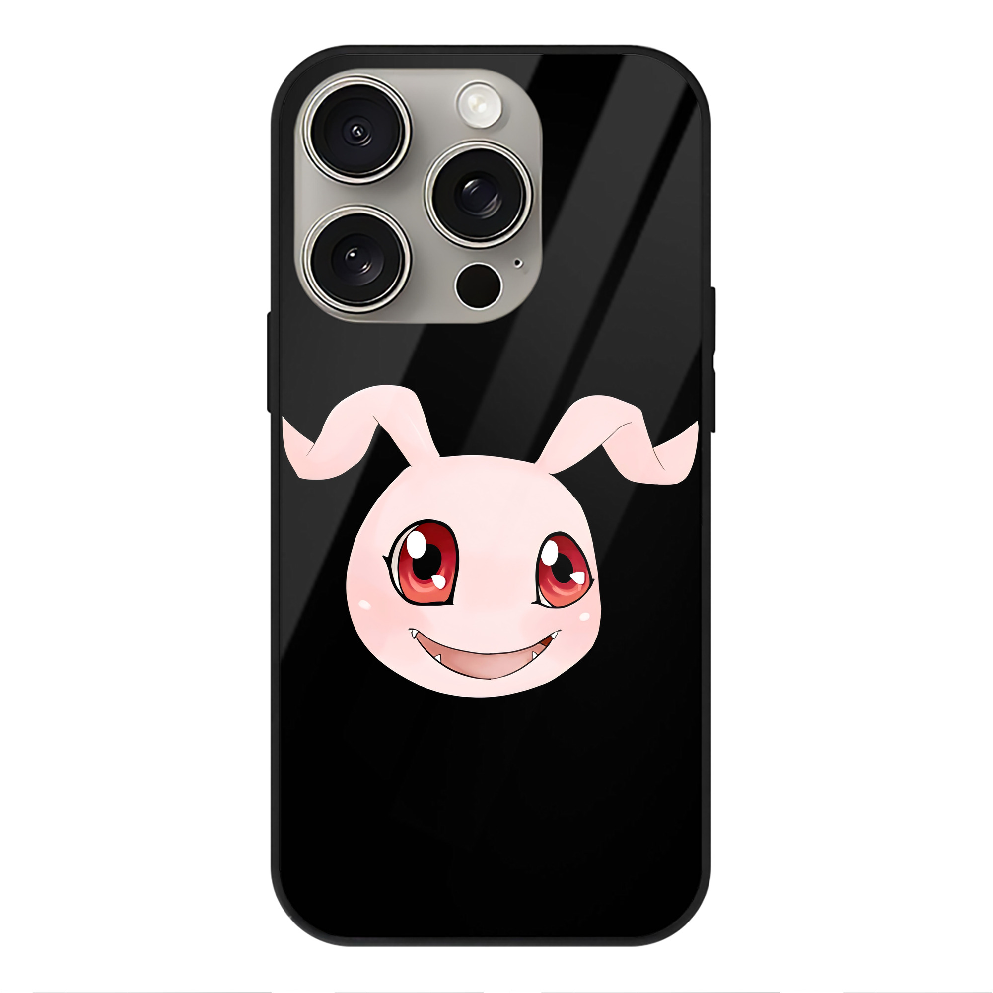 （画像用） Digimon デジタルモンスター/デジモン 【iPhone15Pro対応】スマホケース 耐衝撃＆黄変防止 背面ガラス