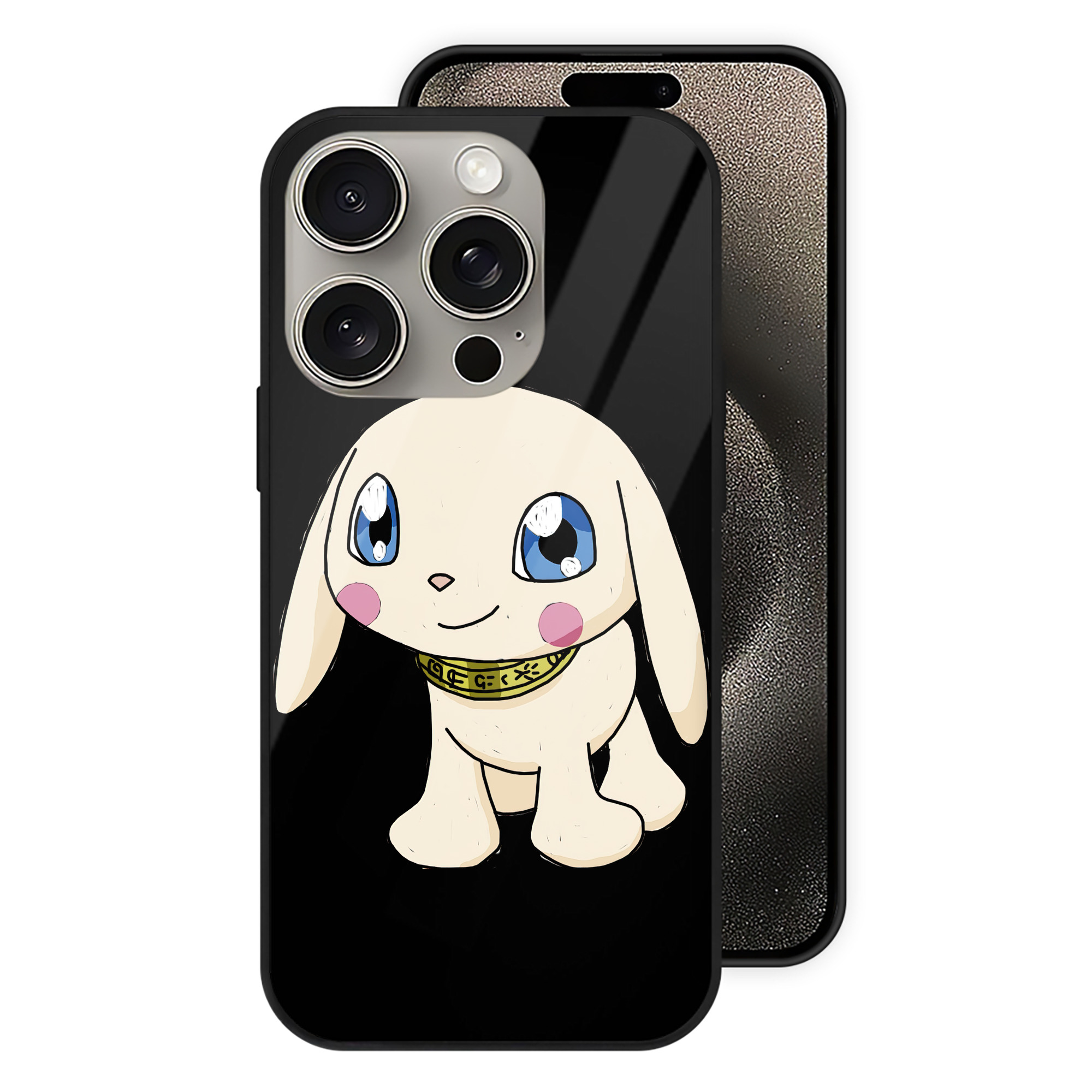 （画像用） Digimon デジタルモンスター/デジモン 【iPhone15Pro対応】スマホケース 耐衝撃＆黄変防止 背面ガラス