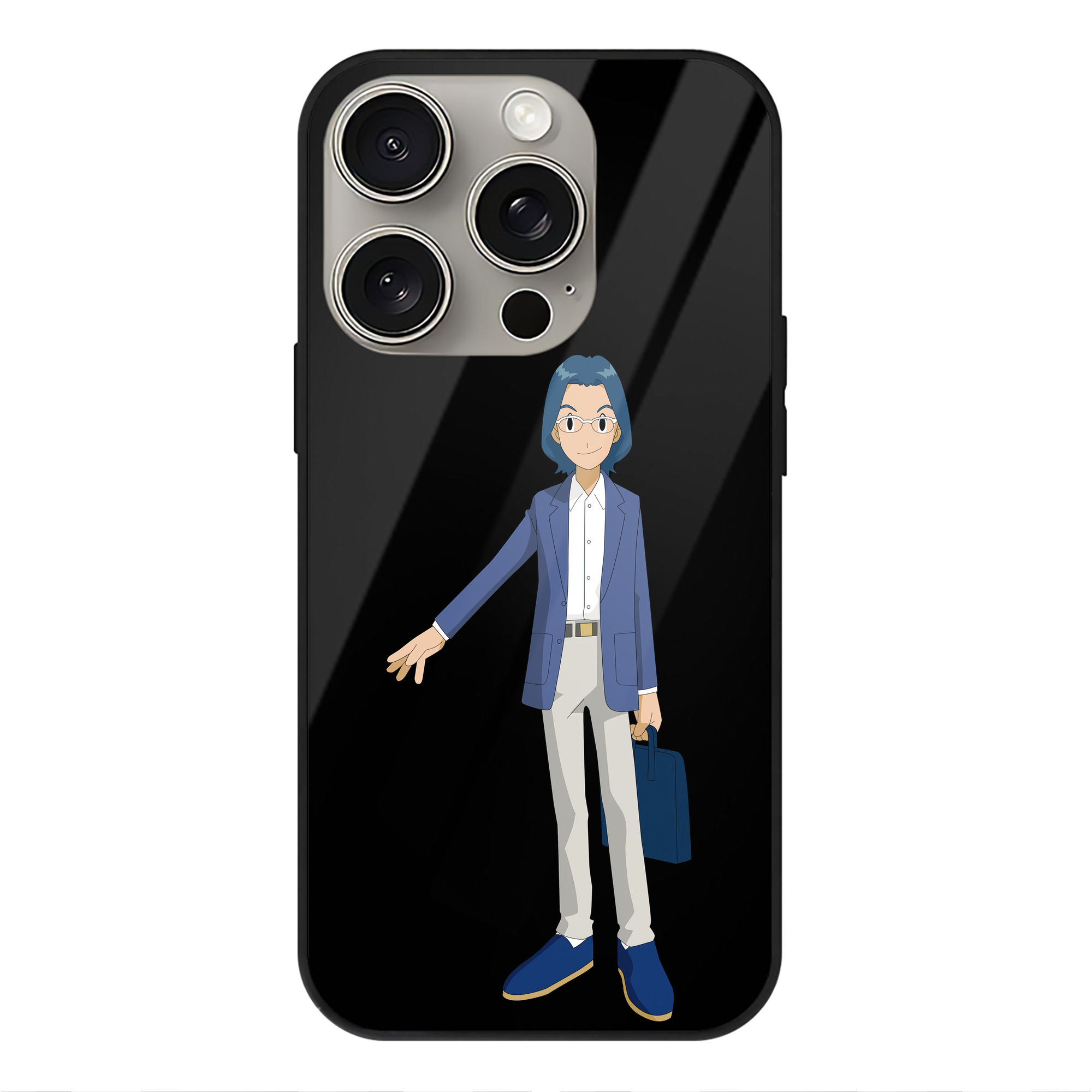 （画像用） Digimon デジタルモンスター/デジモン 【iPhone15Pro対応】スマホケース 耐衝撃＆黄変防止 背面ガラス