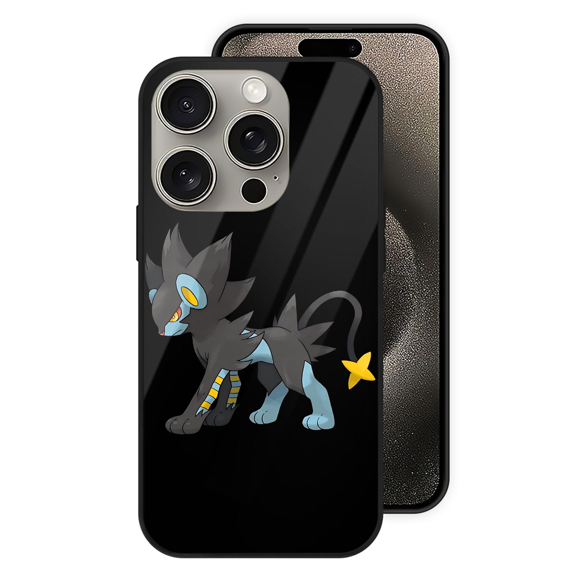 （画像用） Digimon デジタルモンスター/デジモン 【iPhone15Pro対応】スマホケース 耐衝撃＆黄変防止 背面ガラス