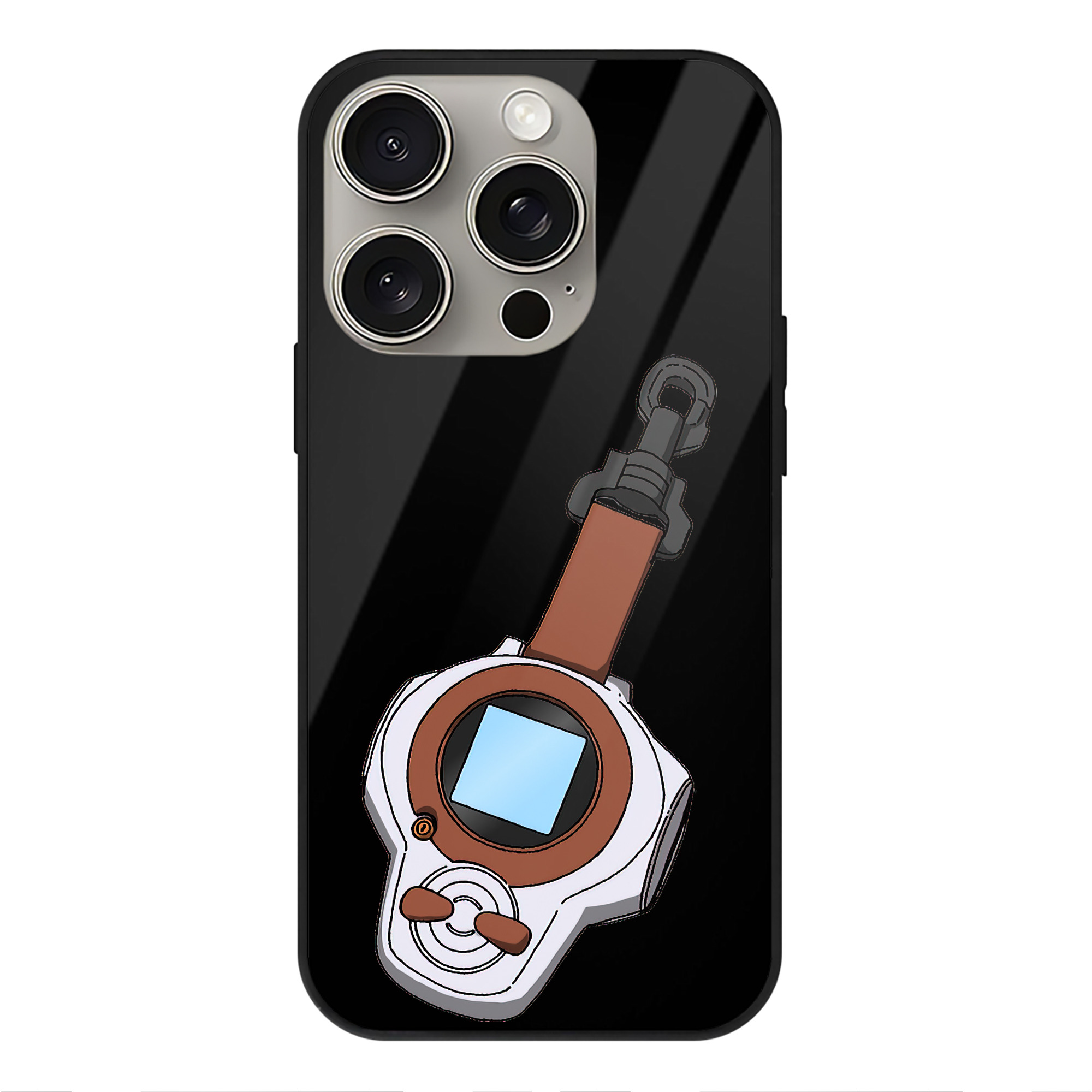 （画像用） Digimon デジタルモンスター/デジモン 【iPhone15Pro対応】スマホケース 耐衝撃＆黄変防止 背面ガラス