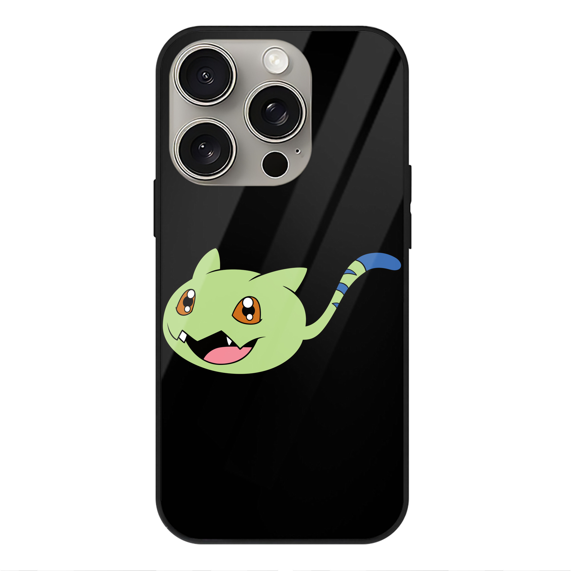 （画像用） Digimon デジタルモンスター/デジモン 【iPhone15Pro対応】スマホケース 耐衝撃＆黄変防止 背面ガラス