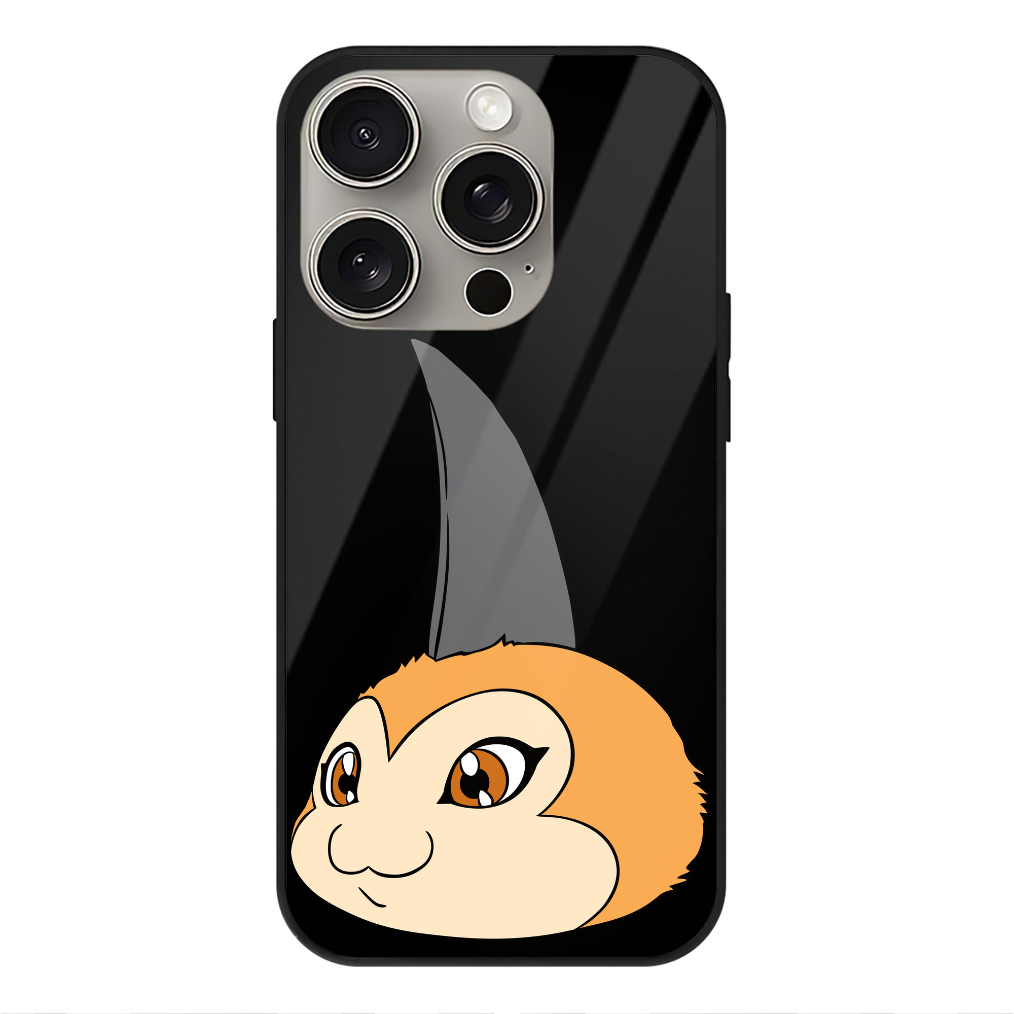 （画像用） Digimon デジタルモンスター/デジモン 【iPhone15Pro対応】スマホケース 耐衝撃＆黄変防止 背面ガラス