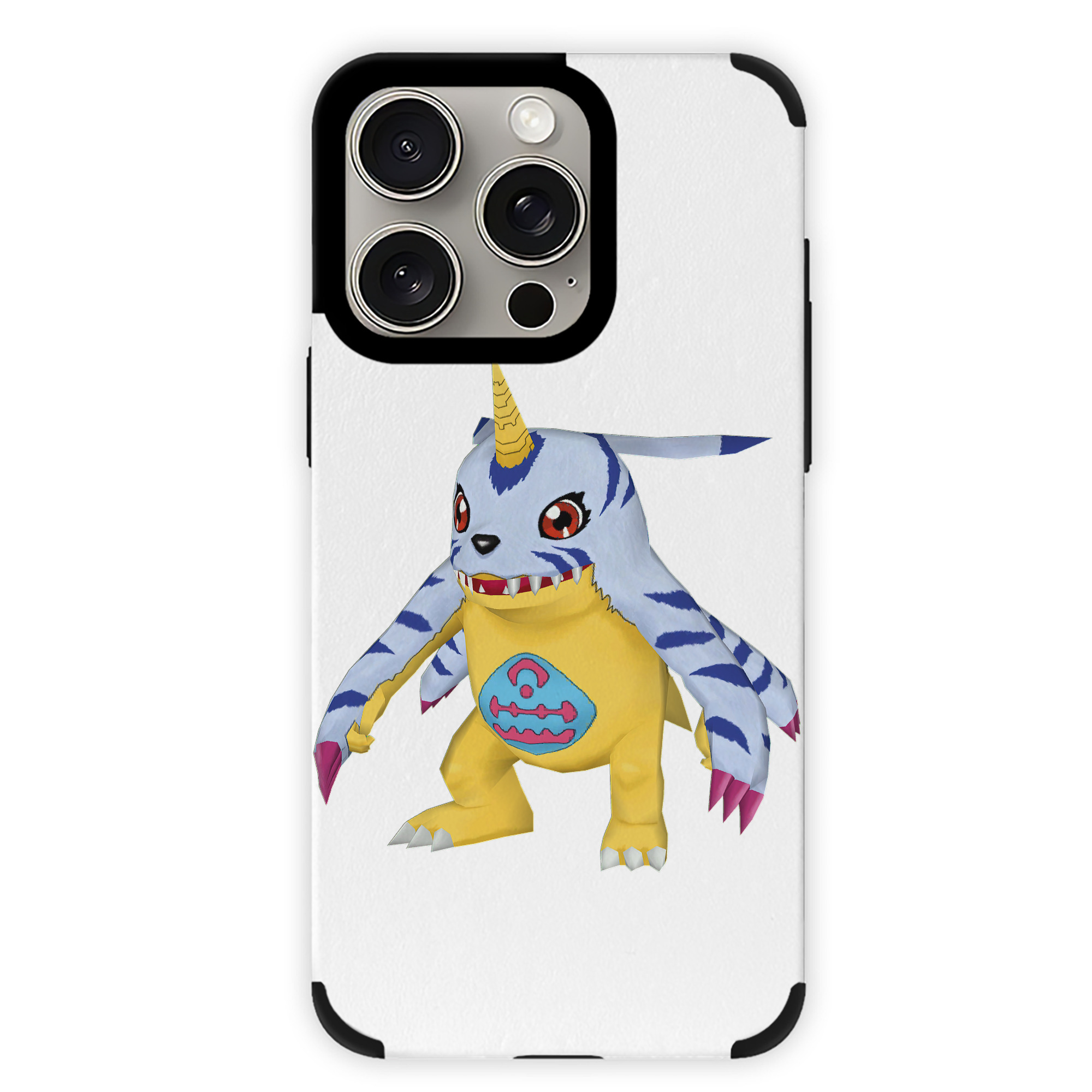 （画像用） Digimon デジタルモンスター/デジモン 【iPhone15ProMax対応】 PUレザー スマホケース 耐衝撃＆黄変防止