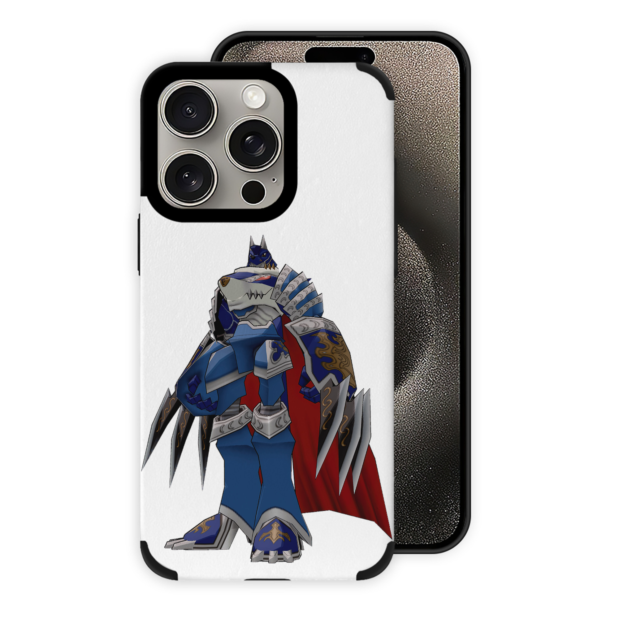 （画像用） Digimon デジタルモンスター/デジモン 【iPhone15ProMax対応】 PUレザー スマホケース 耐衝撃＆黄変防止