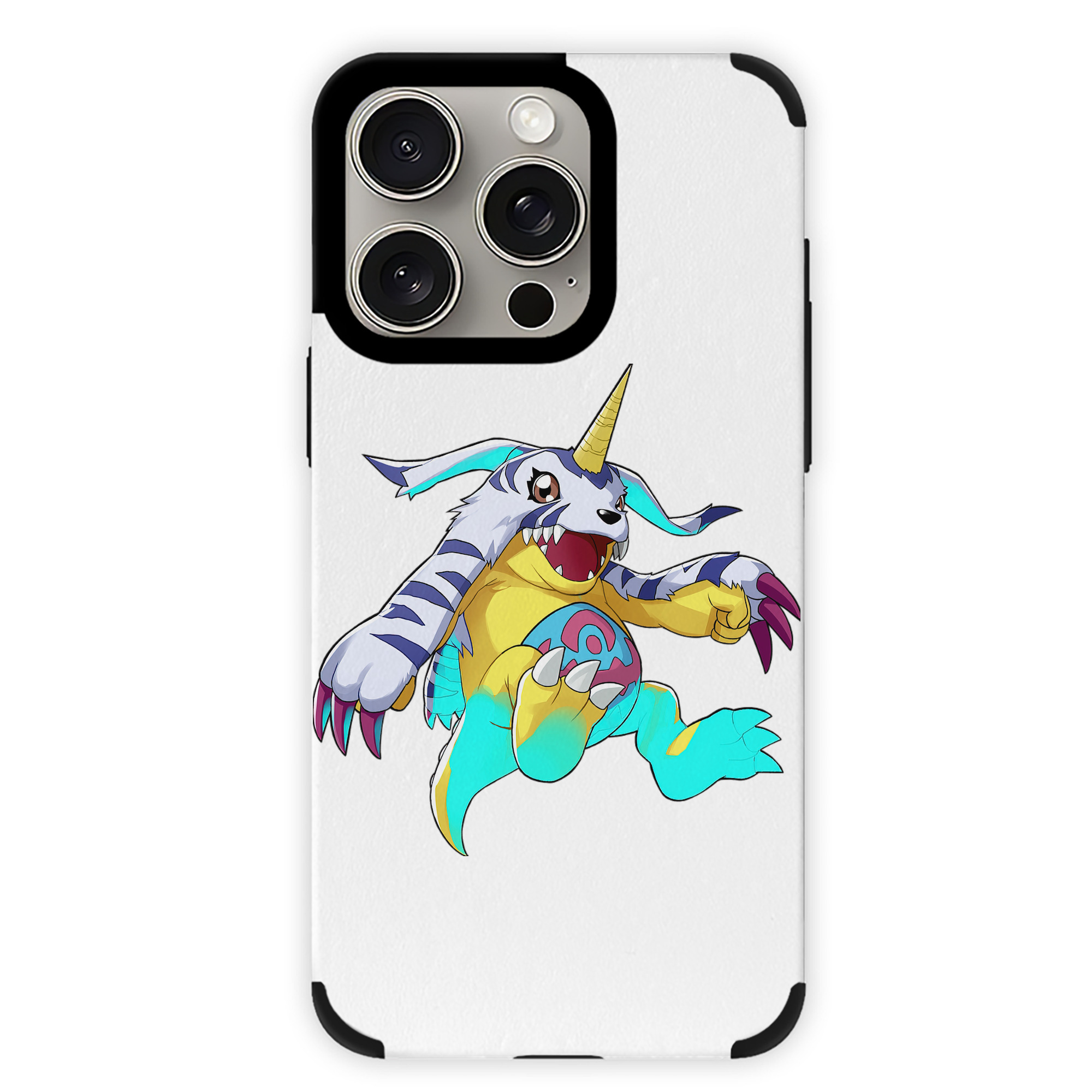 （画像用） Digimon デジタルモンスター/デジモン 【iPhone15ProMax対応】 PUレザー スマホケース 耐衝撃＆黄変防止