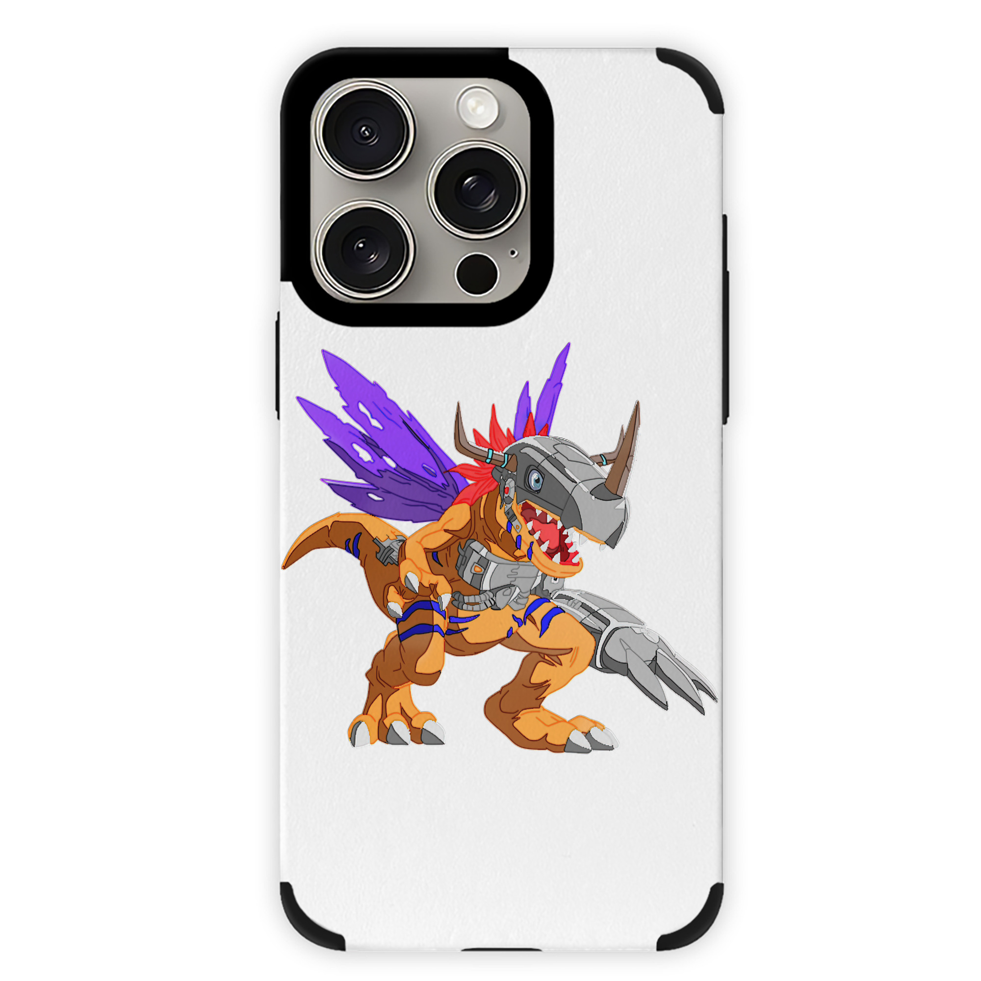 （画像用） Digimon デジタルモンスター/デジモン 【iPhone15ProMax対応】 PUレザー スマホケース 耐衝撃＆黄変防止