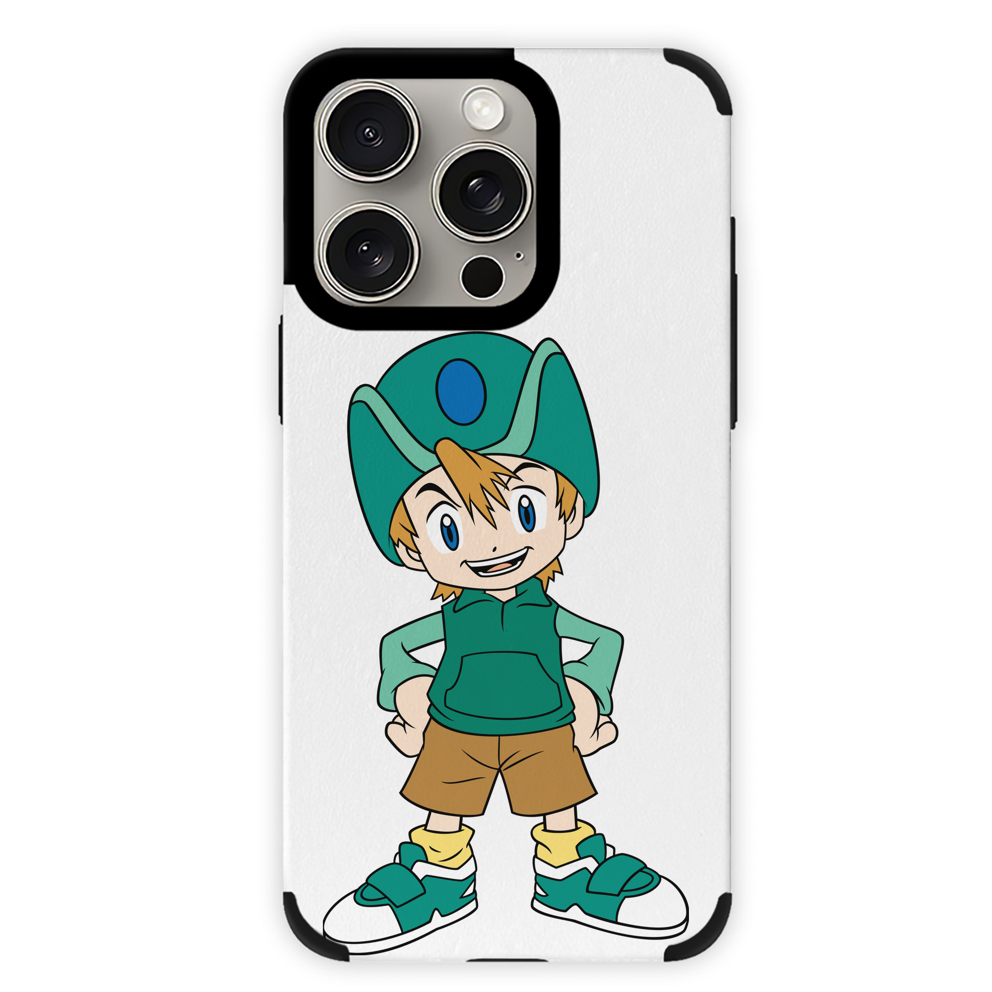 （画像用） Digimon デジタルモンスター/デジモン 【iPhone15ProMax対応】 PUレザー スマホケース 耐衝撃＆黄変防止