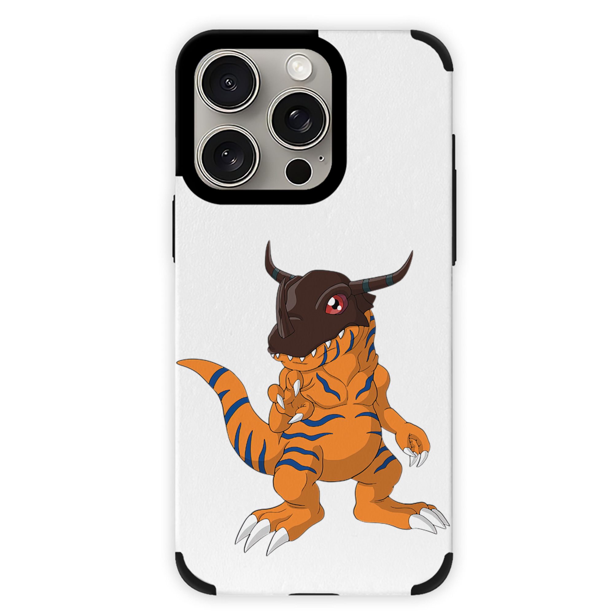 （画像用） Digimon デジタルモンスター/デジモン 【iPhone15ProMax対応】 PUレザー スマホケース 耐衝撃＆黄変防止
