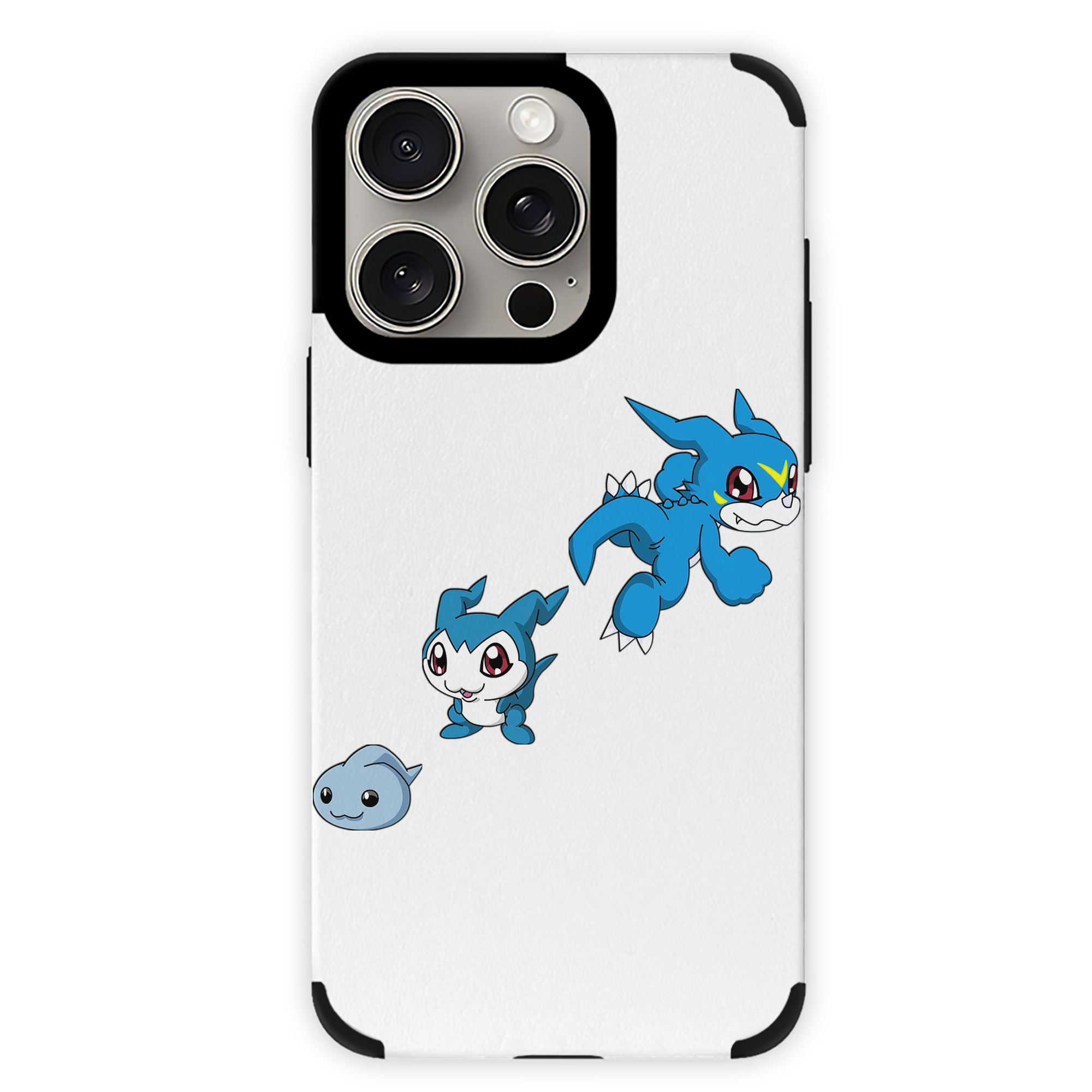 （画像用） Digimon デジタルモンスター/デジモン 【iPhone15ProMax対応】 PUレザー スマホケース 耐衝撃＆黄変防止