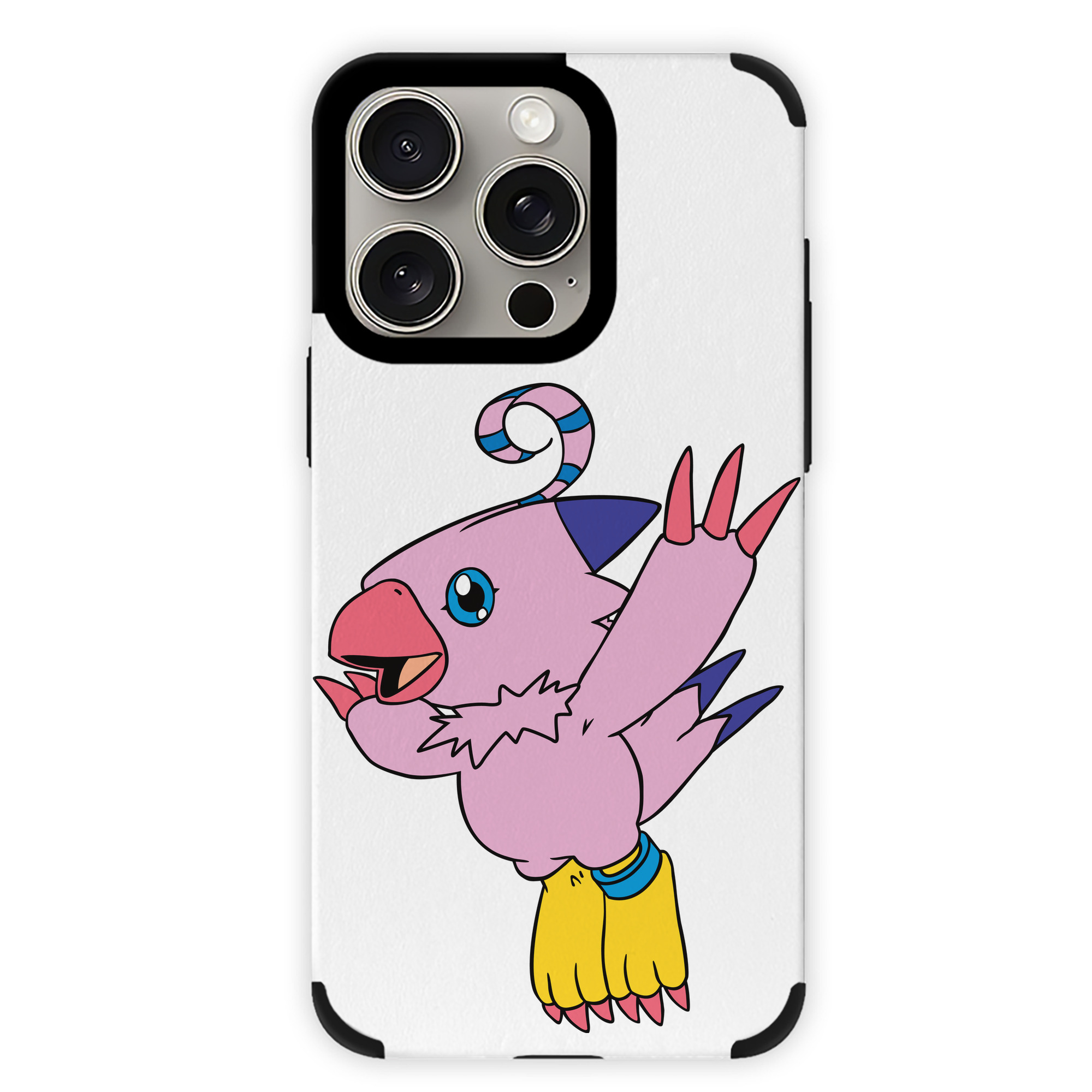 （画像用） Digimon デジタルモンスター/デジモン 【iPhone15ProMax対応】 PUレザー スマホケース 耐衝撃＆黄変防止