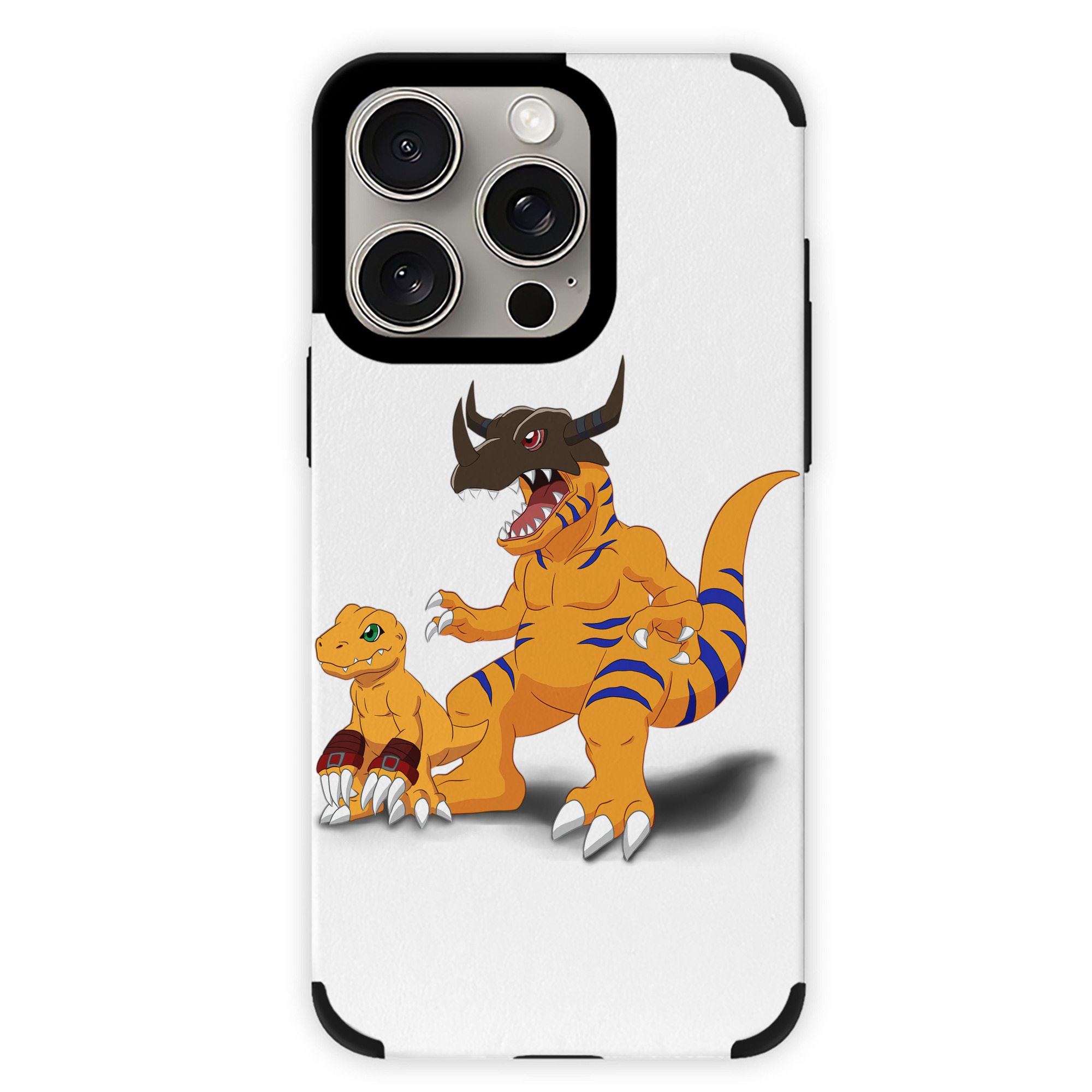 （画像用） Digimon デジタルモンスター/デジモン 【iPhone15ProMax対応】 PUレザー スマホケース 耐衝撃＆黄変防止