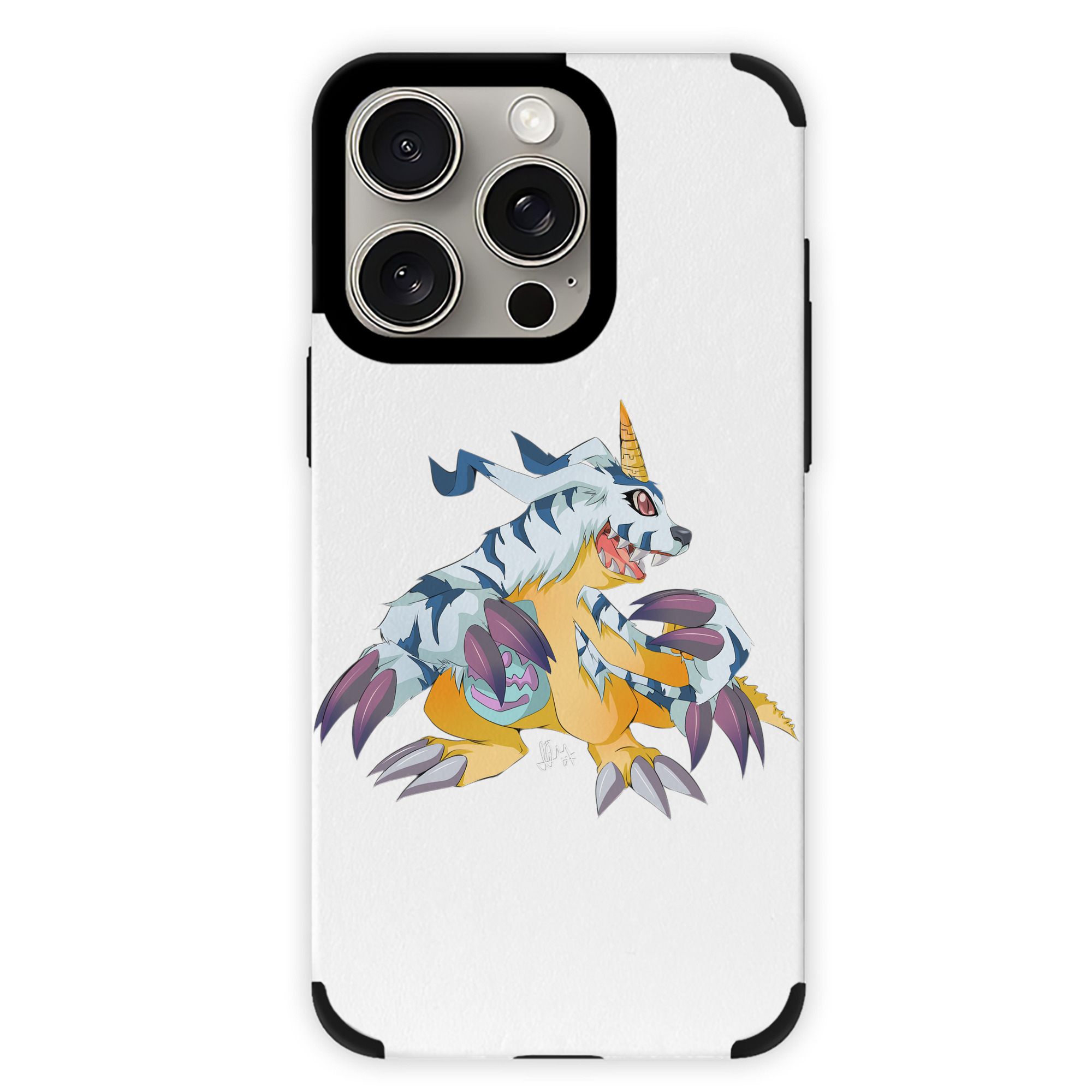 （画像用） Digimon デジタルモンスター/デジモン 【iPhone15ProMax対応】 PUレザー スマホケース 耐衝撃＆黄変防止