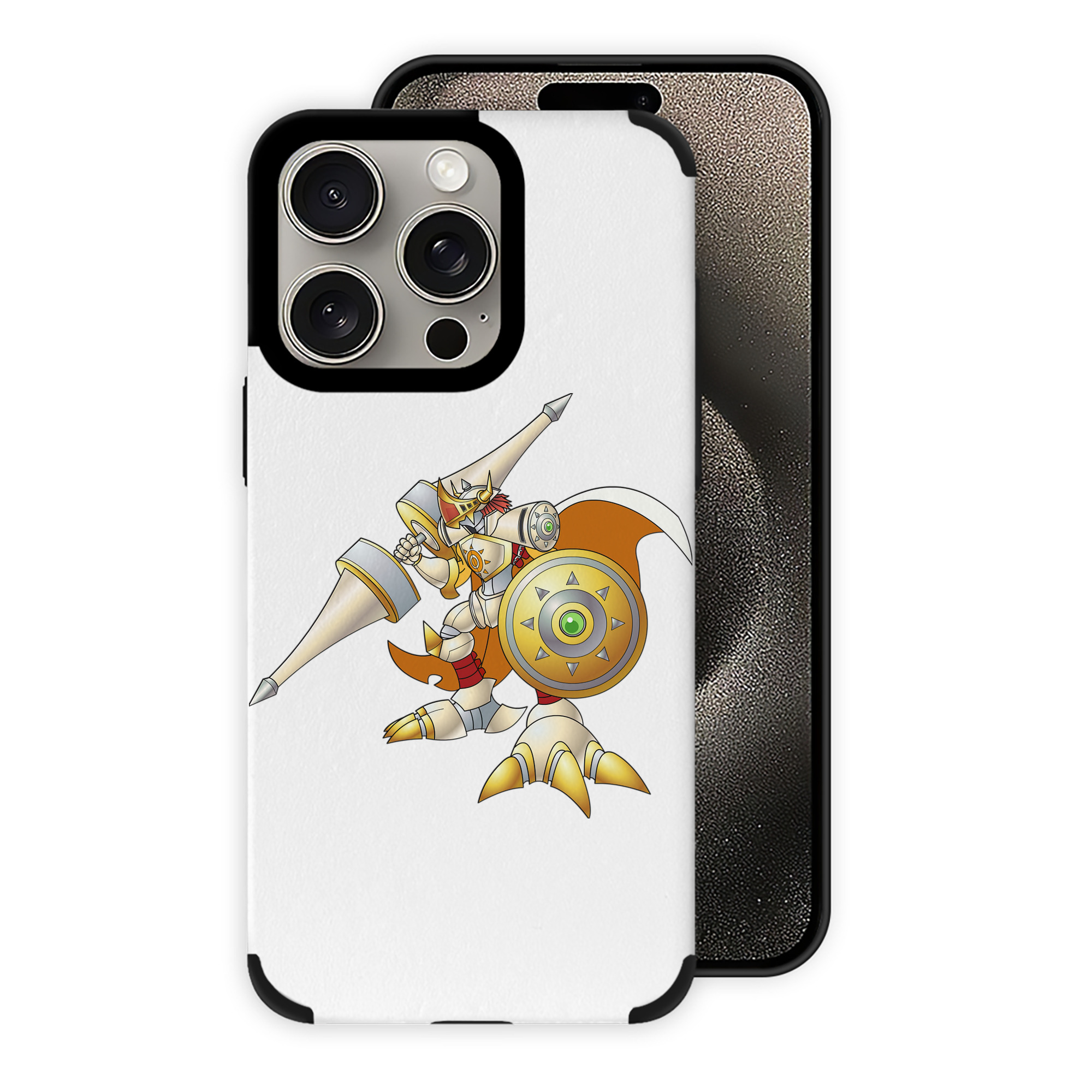 （画像用） Digimon デジタルモンスター/デジモン 【iPhone15ProMax対応】 PUレザー スマホケース 耐衝撃＆黄変防止