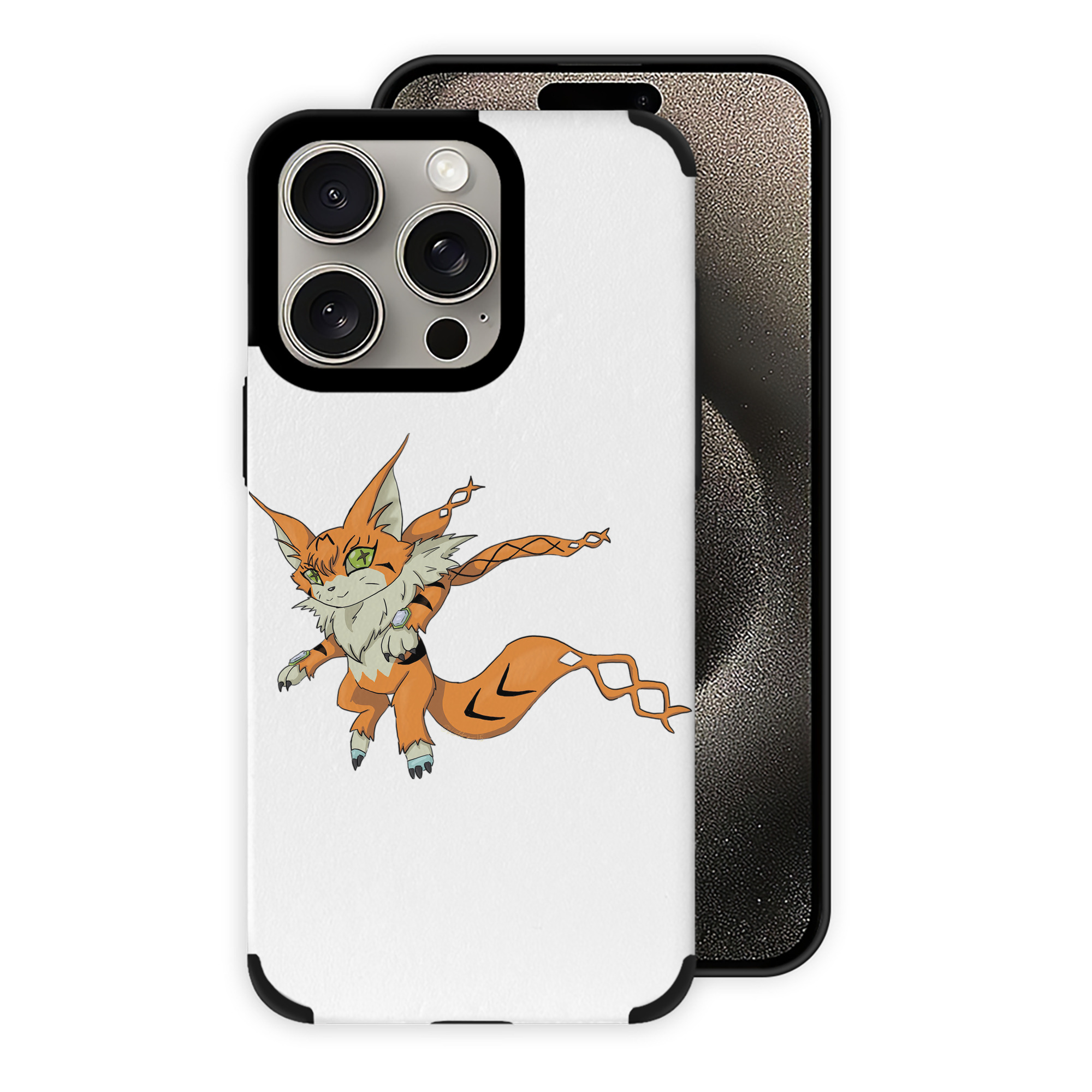 （画像用） Digimon デジタルモンスター/デジモン 【iPhone15ProMax対応】 PUレザー スマホケース 耐衝撃＆黄変防止
