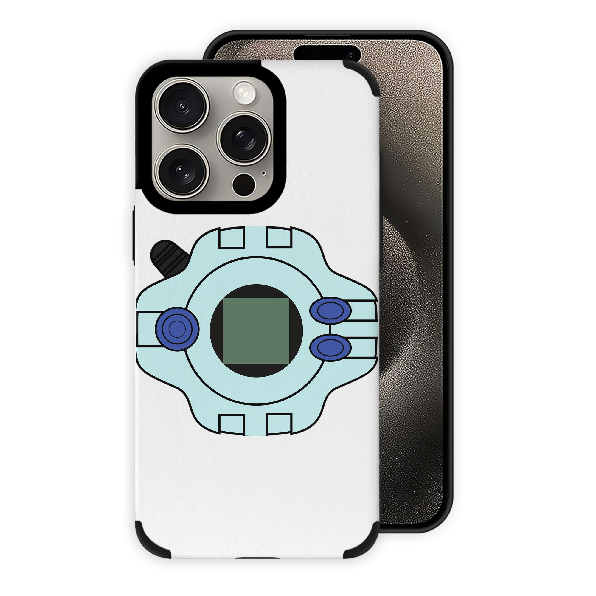 （画像用） Digimon デジタルモンスター/デジモン 【iPhone15ProMax対応】 PUレザー スマホケース 耐衝撃＆黄変防止