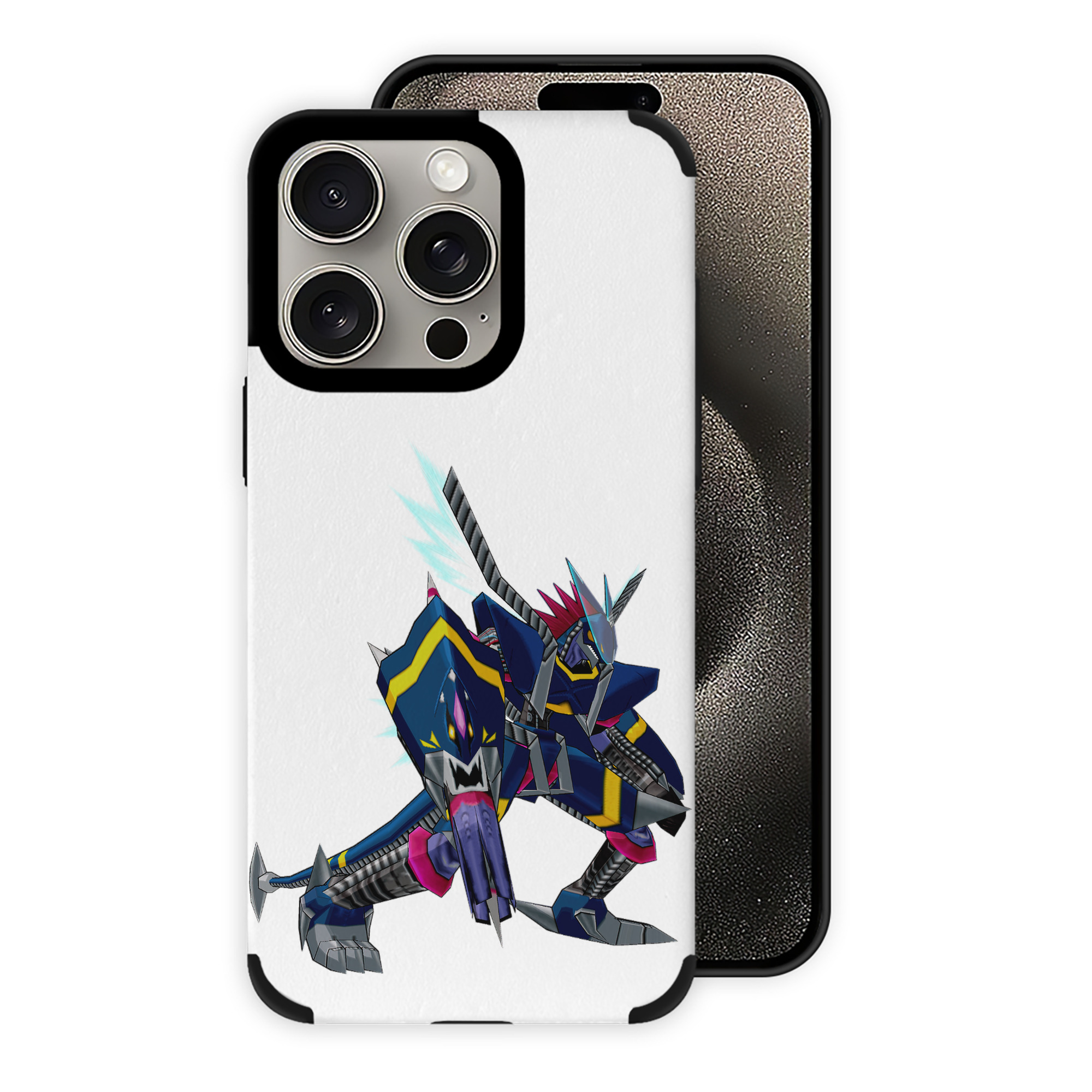 （画像用） Digimon デジタルモンスター/デジモン 【iPhone15ProMax対応】 PUレザー スマホケース 耐衝撃＆黄変防止