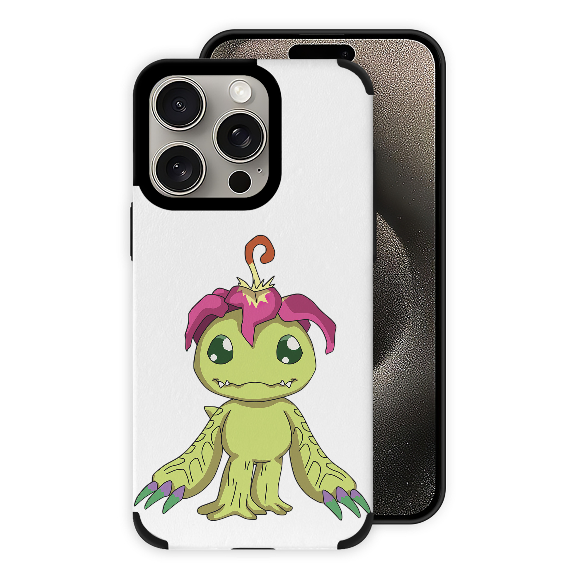 （画像用） Digimon デジタルモンスター/デジモン 【iPhone15ProMax対応】 PUレザー スマホケース 耐衝撃＆黄変防止