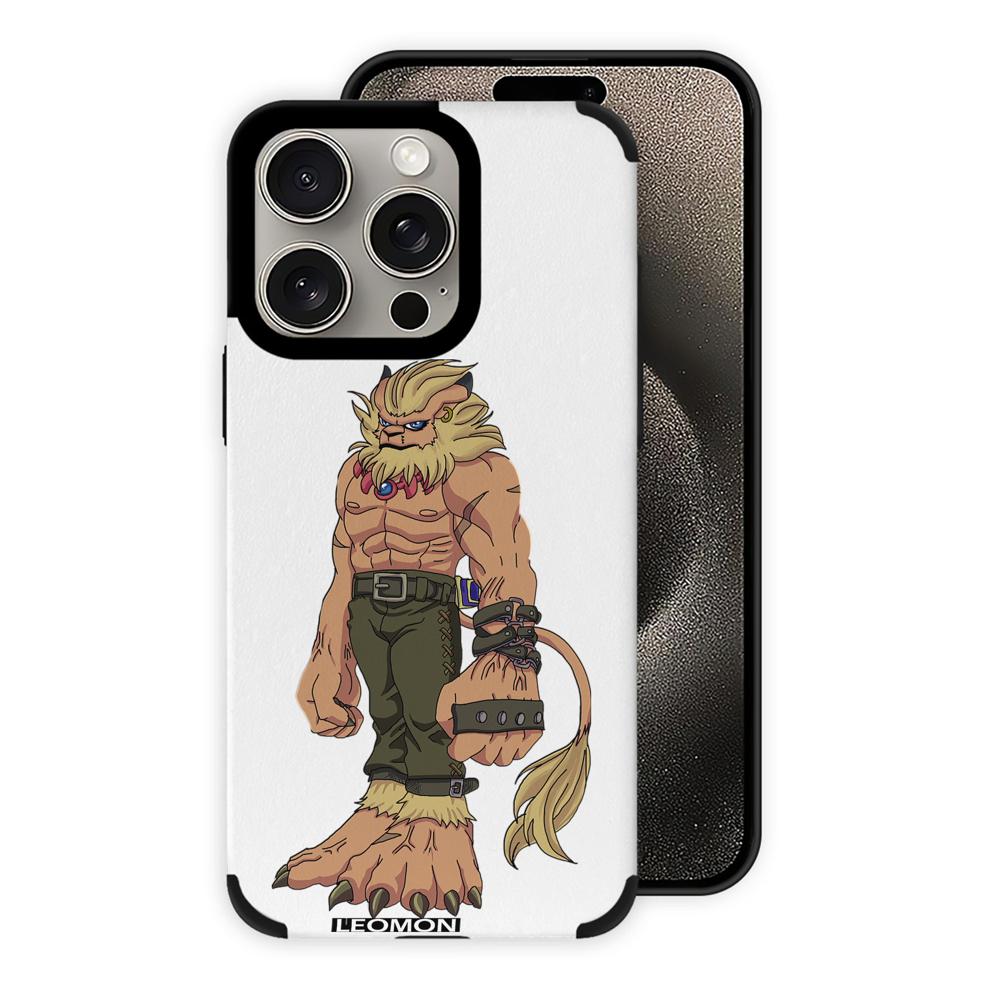（画像用） Digimon デジタルモンスター/デジモン 【iPhone15ProMax対応】 PUレザー スマホケース 耐衝撃＆黄変防止