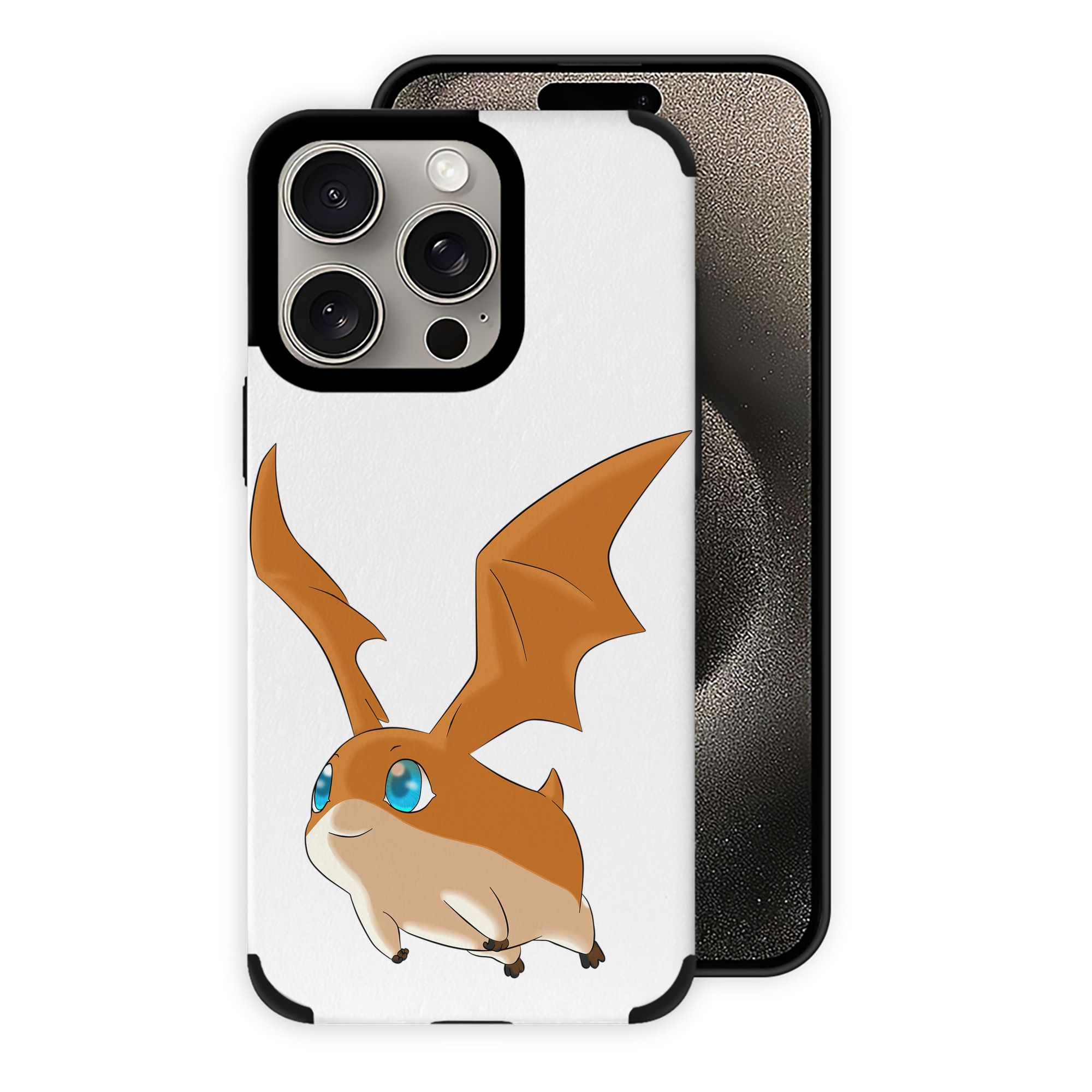 （画像用） Digimon デジタルモンスター/デジモン 【iPhone15ProMax対応】 PUレザー スマホケース 耐衝撃＆黄変防止
