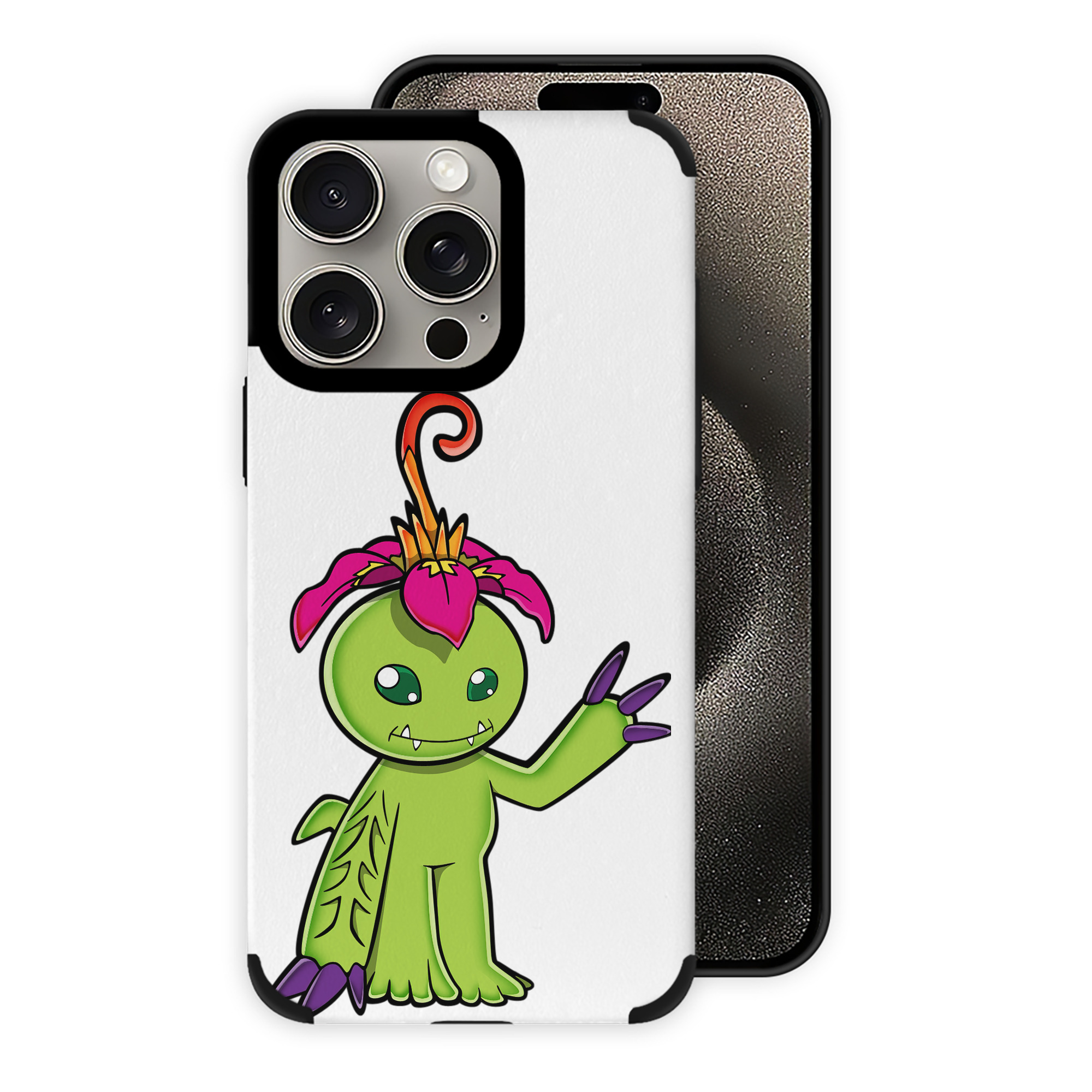 （画像用） Digimon デジタルモンスター/デジモン 【iPhone15ProMax対応】 PUレザー スマホケース 耐衝撃＆黄変防止