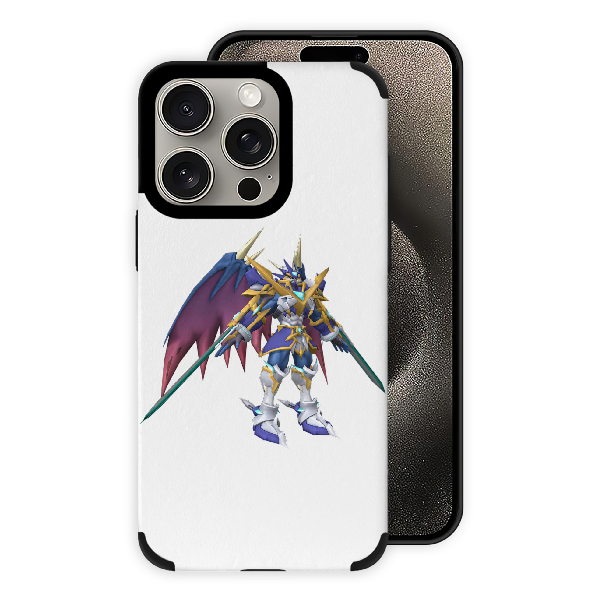 （画像用） Digimon デジタルモンスター/デジモン 【iPhone15ProMax対応】 PUレザー スマホケース 耐衝撃＆黄変防止