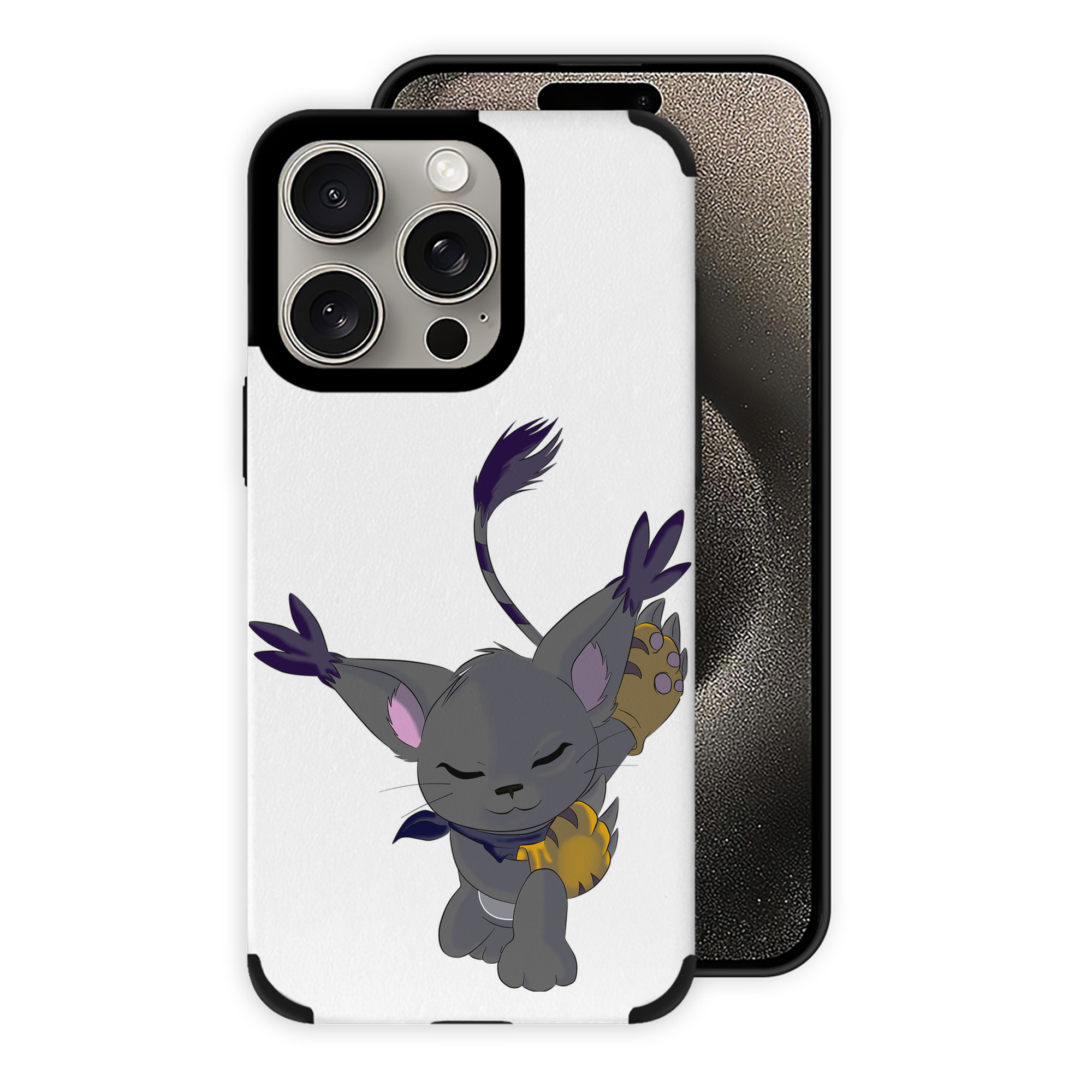 （画像用） Digimon デジタルモンスター/デジモン 【iPhone15ProMax対応】 PUレザー スマホケース 耐衝撃＆黄変防止