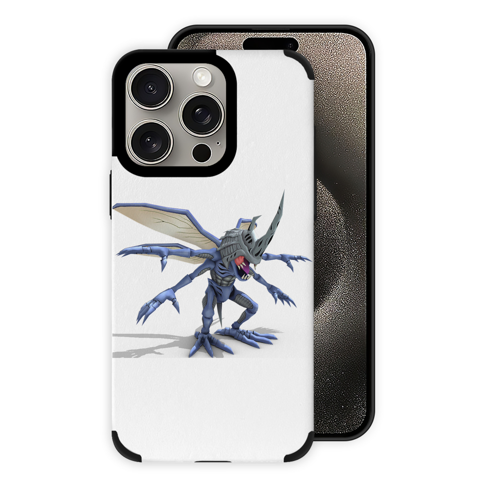 （画像用） Digimon デジタルモンスター/デジモン 【iPhone15ProMax対応】 PUレザー スマホケース 耐衝撃＆黄変防止