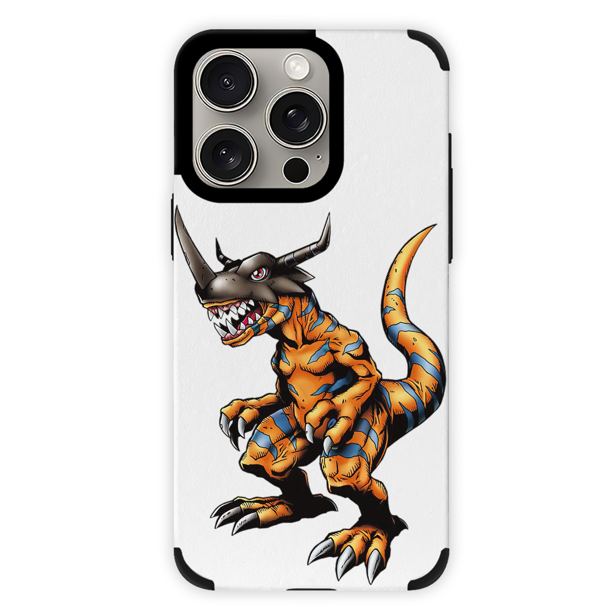 （画像用） Digimon デジタルモンスター/デジモン 【iPhone15ProMax対応】 PUレザー スマホケース 耐衝撃＆黄変防止