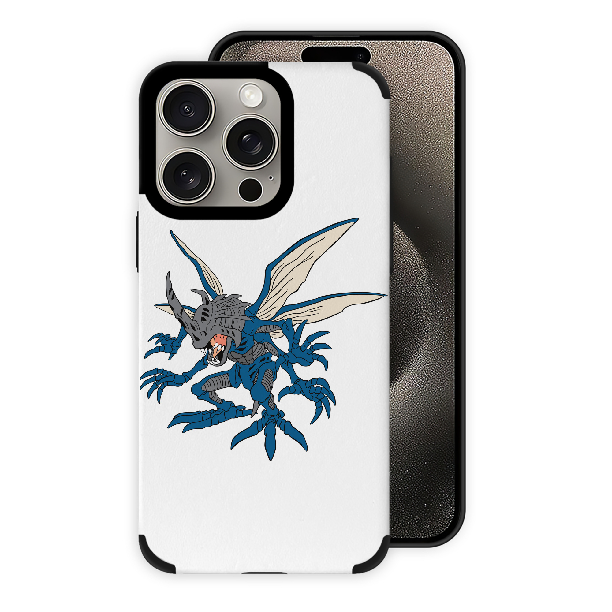 （画像用） Digimon デジタルモンスター/デジモン 【iPhone15ProMax対応】 PUレザー スマホケース 耐衝撃＆黄変防止