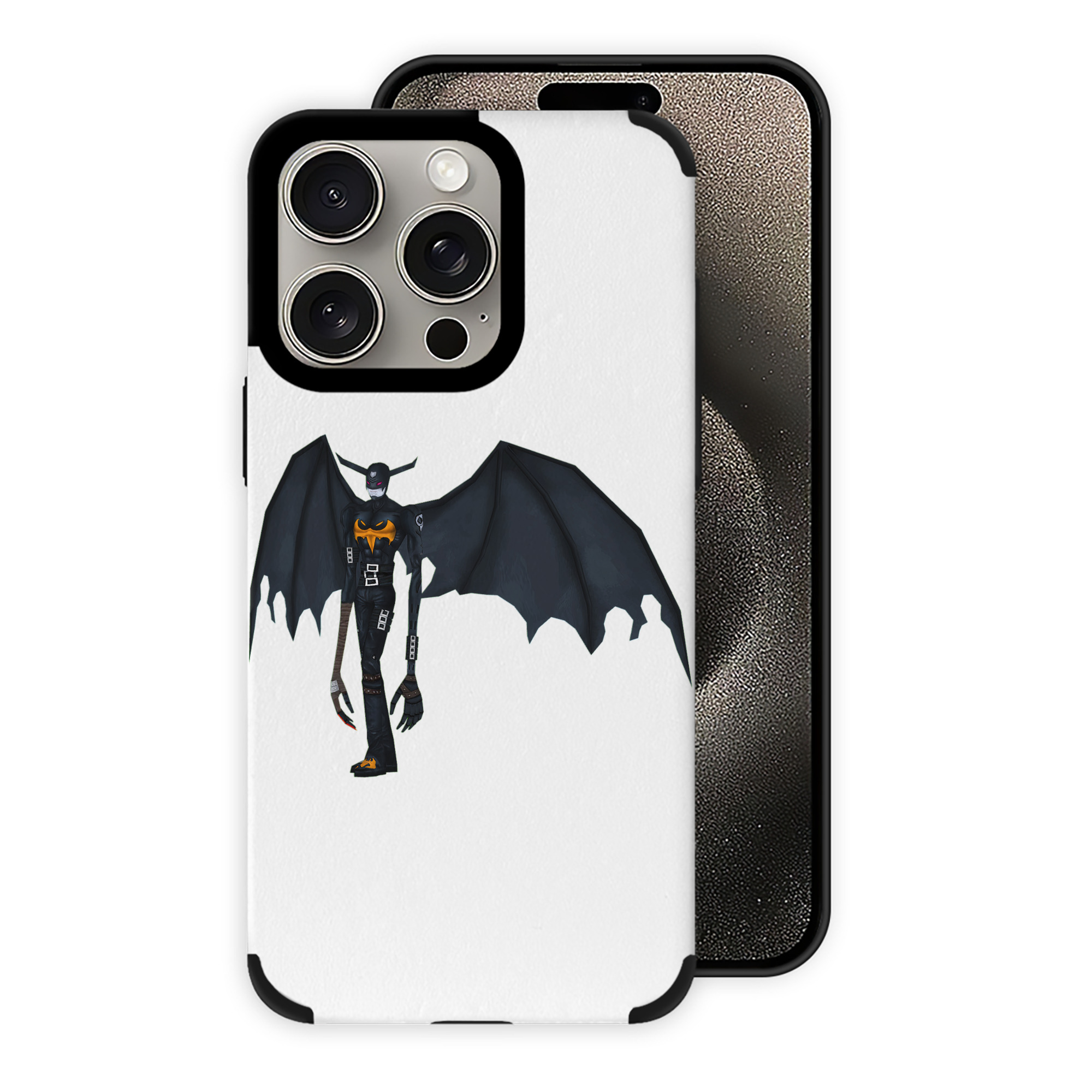 （画像用） Digimon デジタルモンスター/デジモン 【iPhone15ProMax対応】 PUレザー スマホケース 耐衝撃＆黄変防止