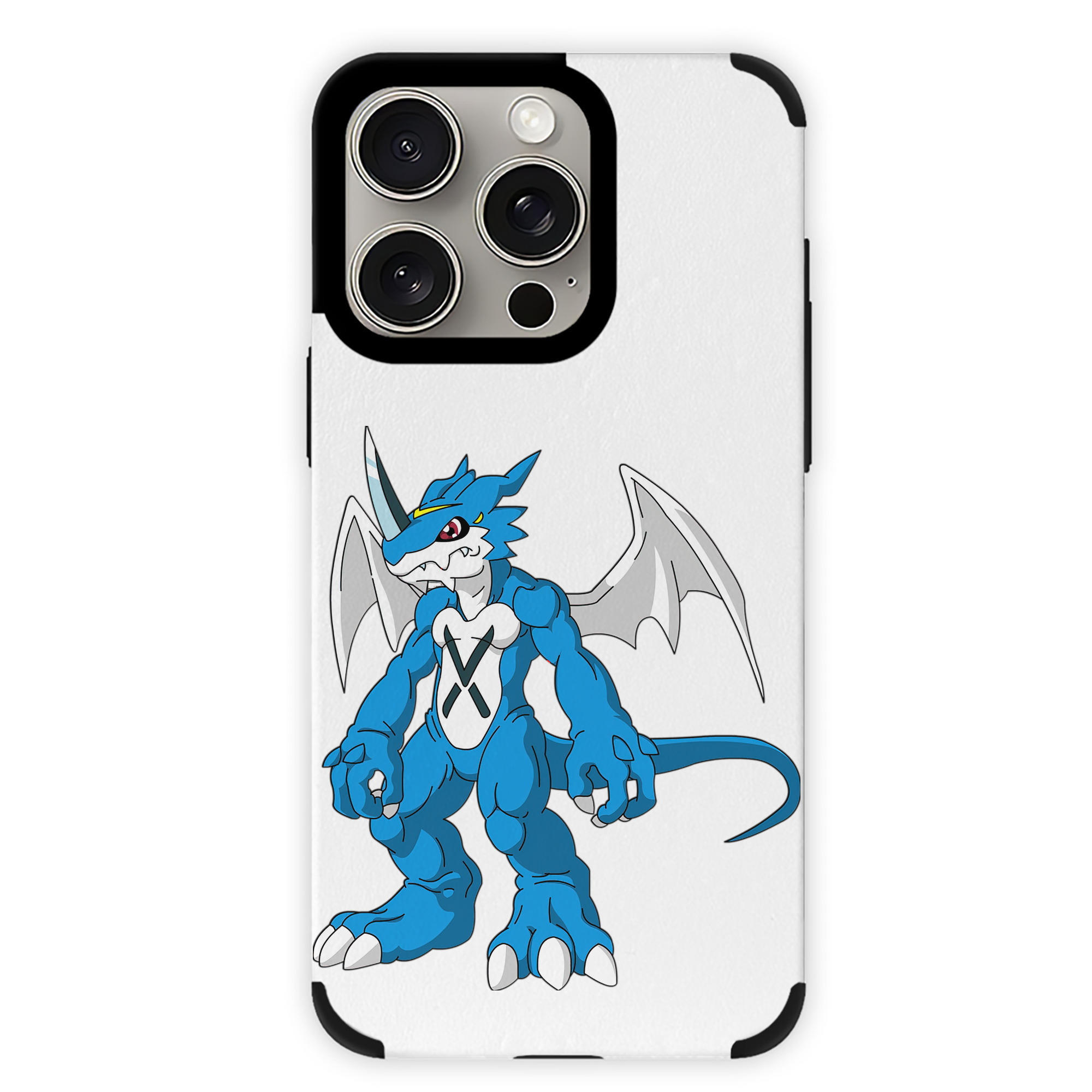 （画像用） Digimon デジタルモンスター/デジモン 【iPhone15ProMax対応】 PUレザー スマホケース 耐衝撃＆黄変防止