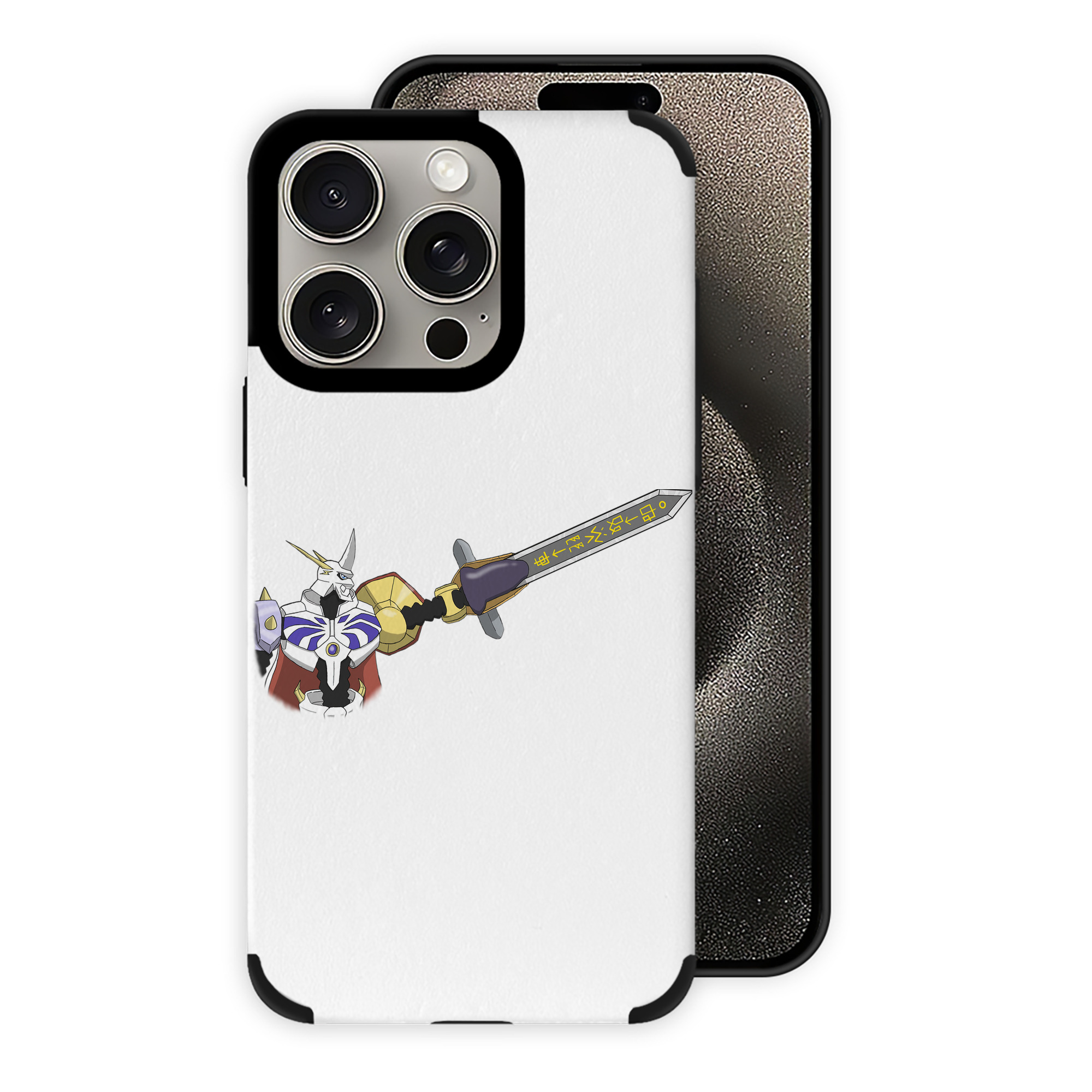 （画像用） Digimon デジタルモンスター/デジモン 【iPhone15ProMax対応】 PUレザー スマホケース 耐衝撃＆黄変防止
