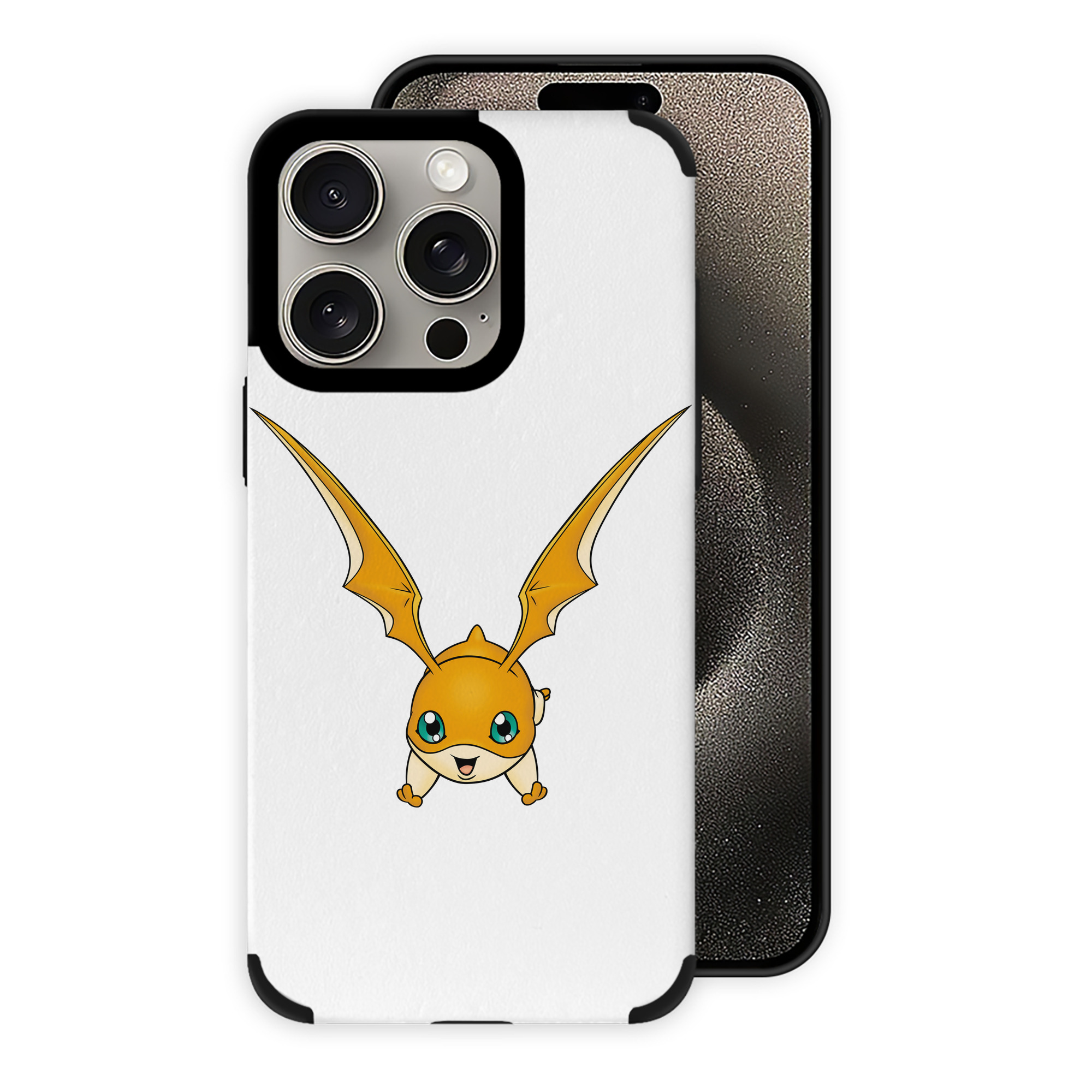（画像用） Digimon デジタルモンスター/デジモン 【iPhone15ProMax対応】 PUレザー スマホケース 耐衝撃＆黄変防止