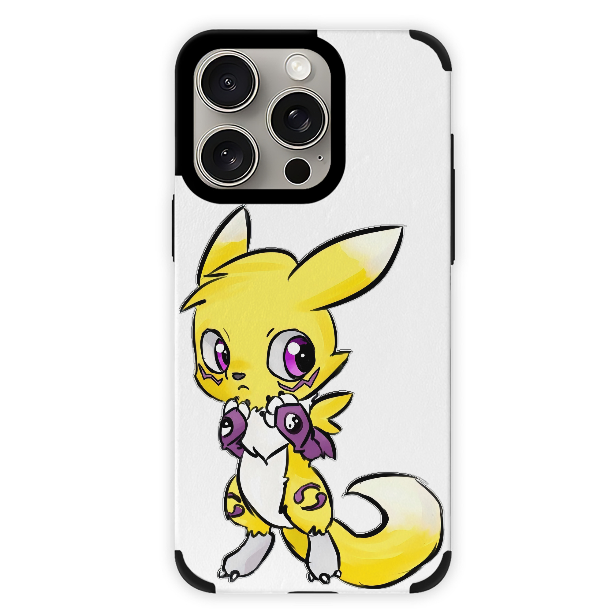 （画像用） Digimon デジタルモンスター/デジモン 【iPhone15ProMax対応】 PUレザー スマホケース 耐衝撃＆黄変防止