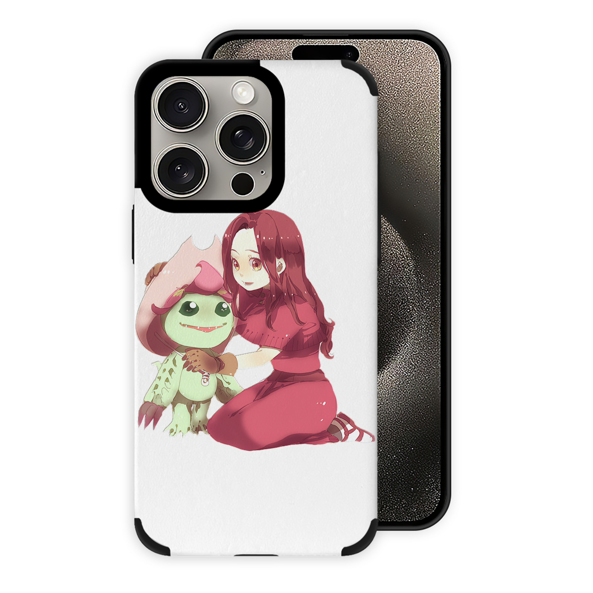 （画像用） Digimon デジタルモンスター/デジモン 【iPhone15ProMax対応】 PUレザー スマホケース 耐衝撃＆黄変防止