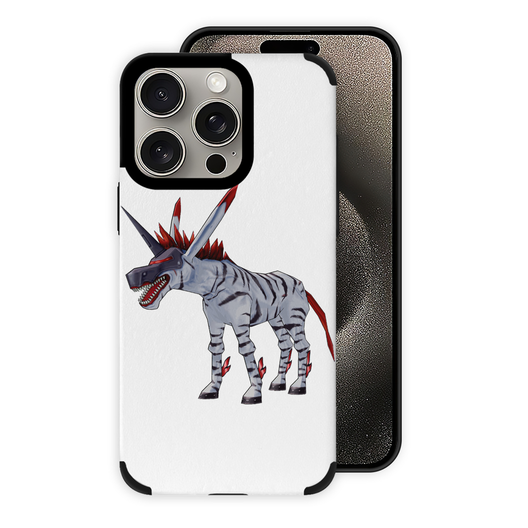 （画像用） Digimon デジタルモンスター/デジモン 【iPhone15ProMax対応】 PUレザー スマホケース 耐衝撃＆黄変防止