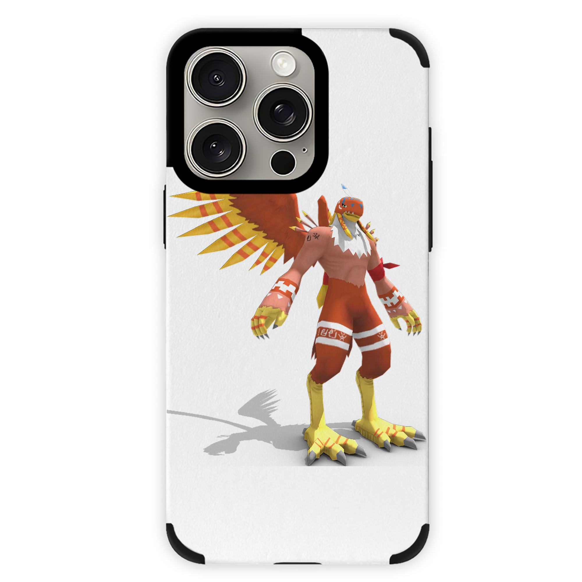 （画像用） Digimon デジタルモンスター/デジモン 【iPhone15ProMax対応】 PUレザー スマホケース 耐衝撃＆黄変防止