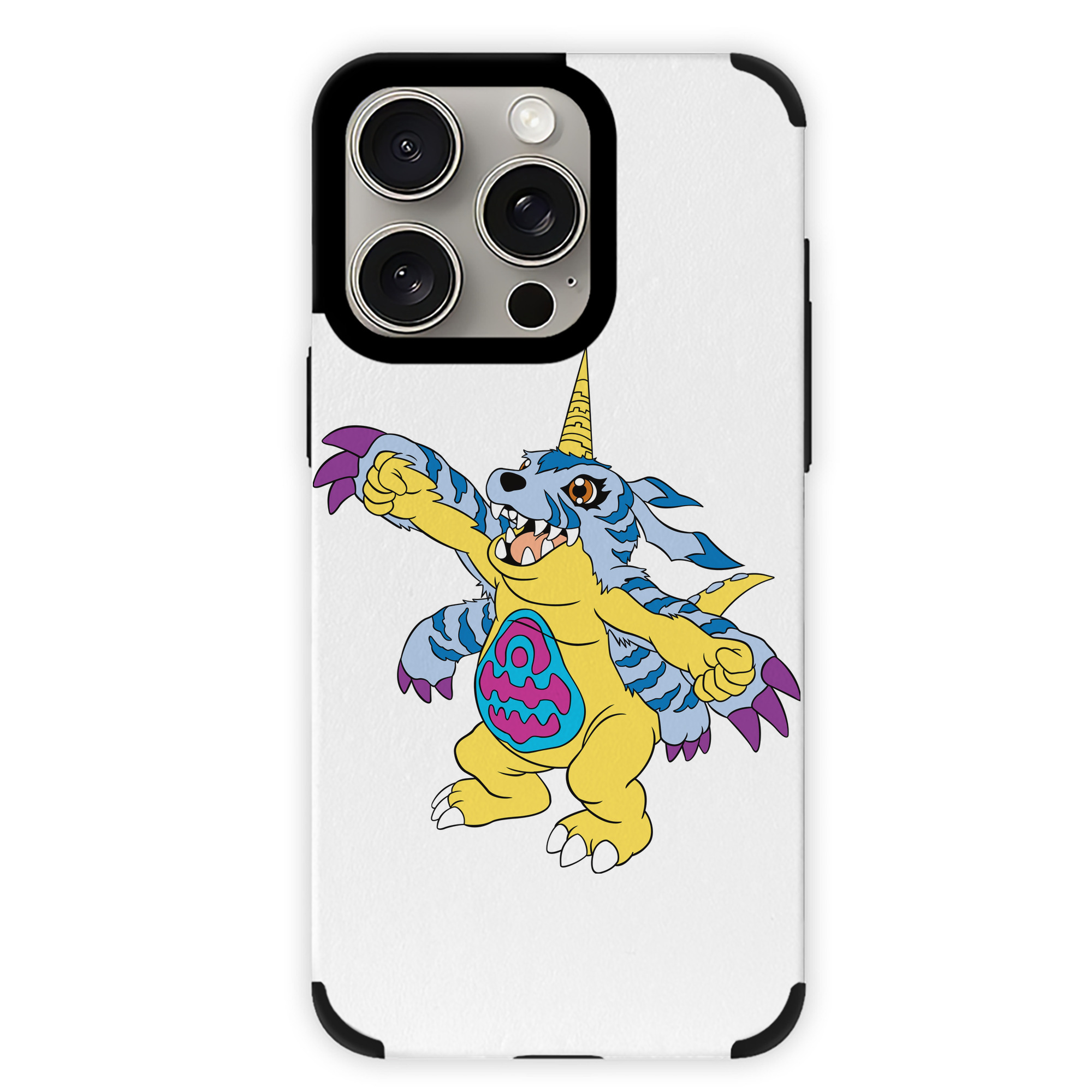 （画像用） Digimon デジタルモンスター/デジモン 【iPhone15ProMax対応】 PUレザー スマホケース 耐衝撃＆黄変防止
