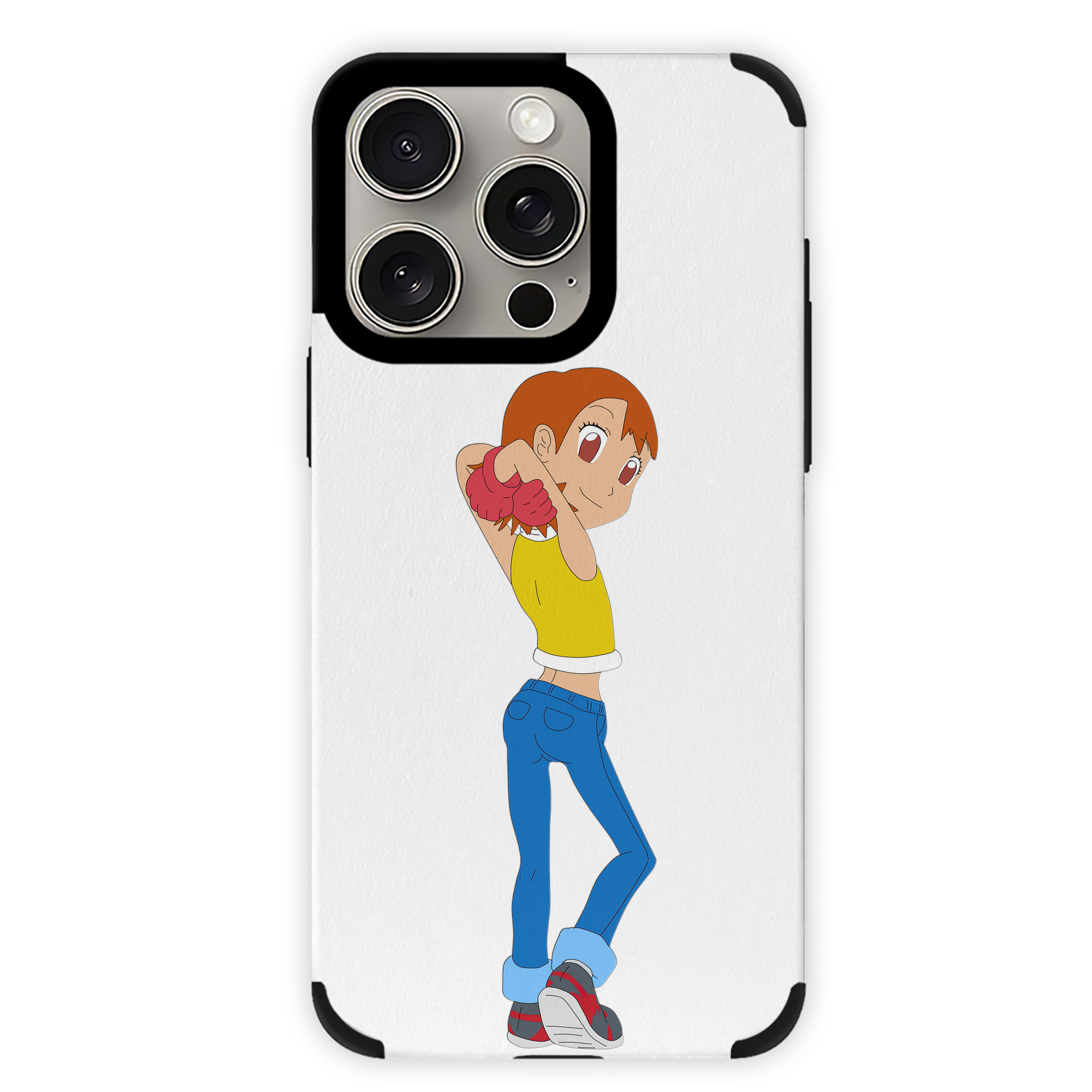 （画像用） Digimon デジタルモンスター/デジモン 【iPhone15ProMax対応】 PUレザー スマホケース 耐衝撃＆黄変防止