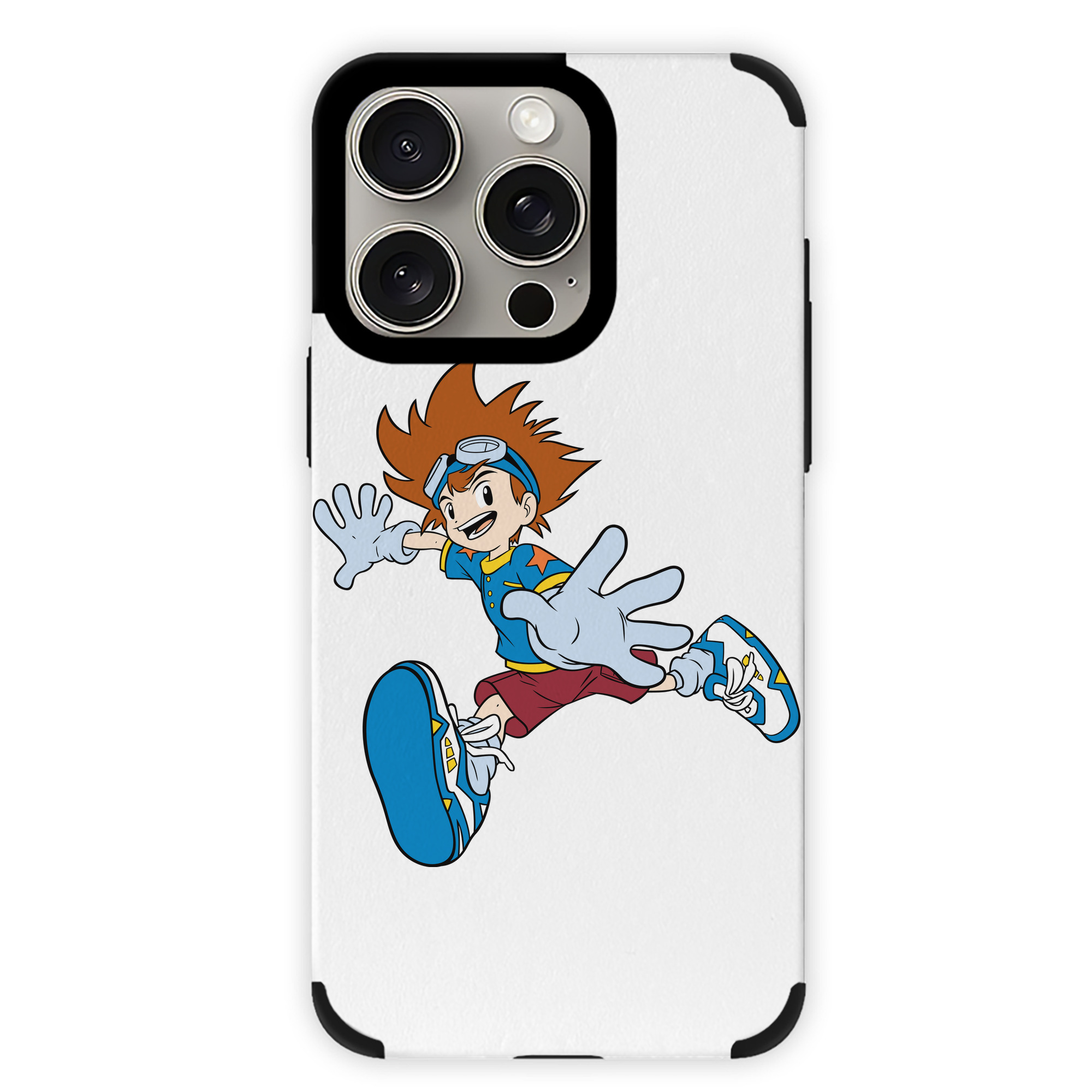 （画像用） Digimon デジタルモンスター/デジモン 【iPhone15ProMax対応】 PUレザー スマホケース 耐衝撃＆黄変防止