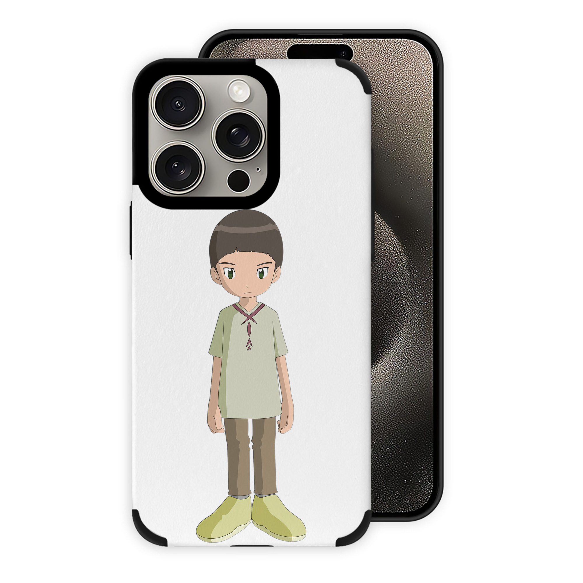 （画像用） Digimon デジタルモンスター/デジモン 【iPhone15ProMax対応】 PUレザー スマホケース 耐衝撃＆黄変防止