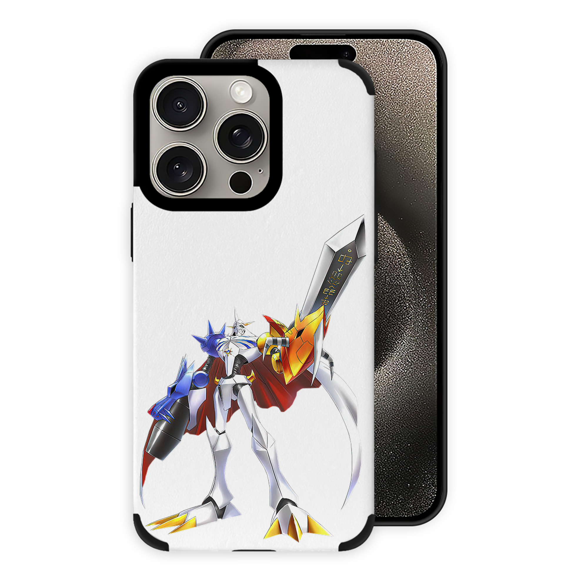 （画像用） Digimon デジタルモンスター/デジモン 【iPhone15ProMax対応】 PUレザー スマホケース 耐衝撃＆黄変防止