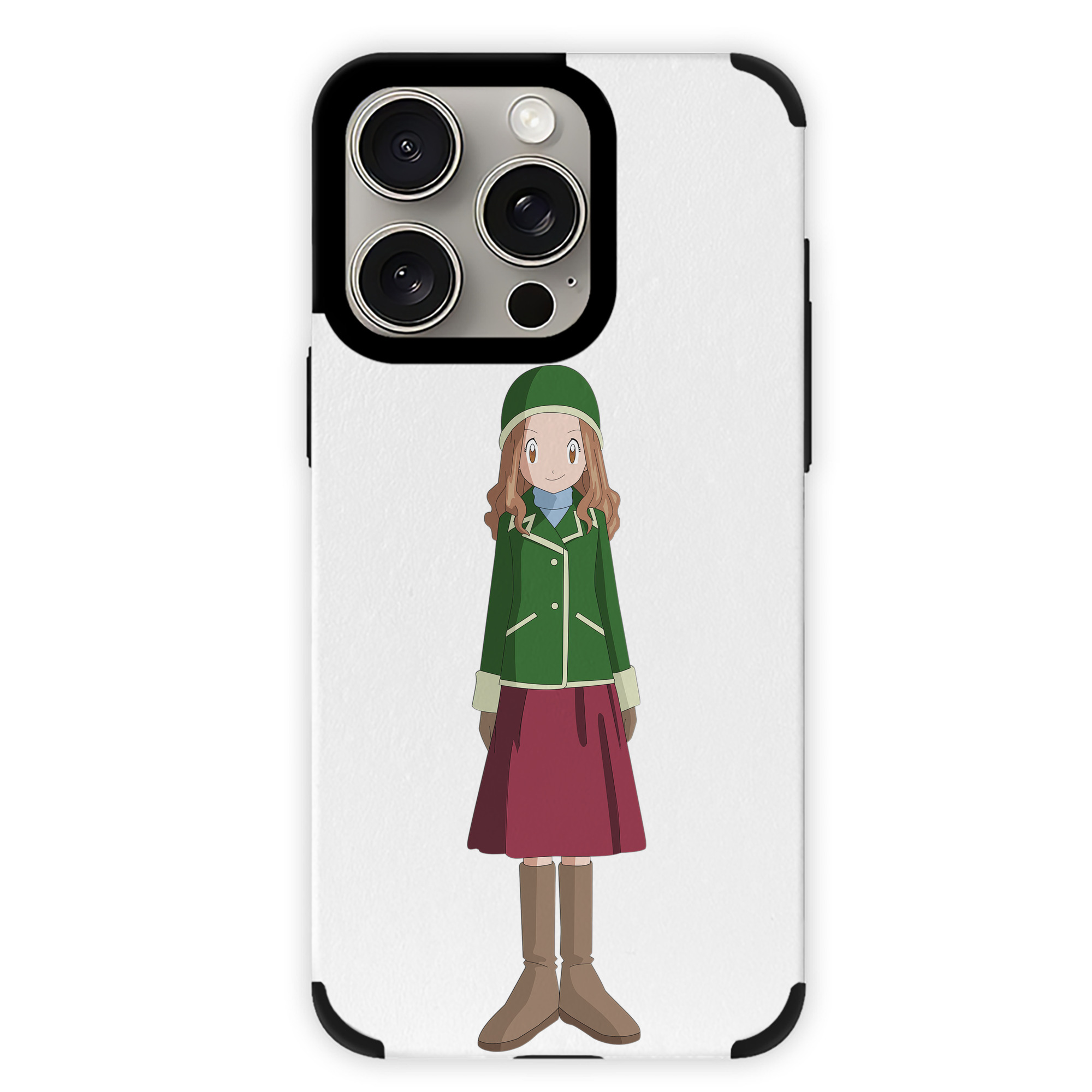 （画像用） Digimon デジタルモンスター/デジモン 【iPhone15ProMax対応】 PUレザー スマホケース 耐衝撃＆黄変防止