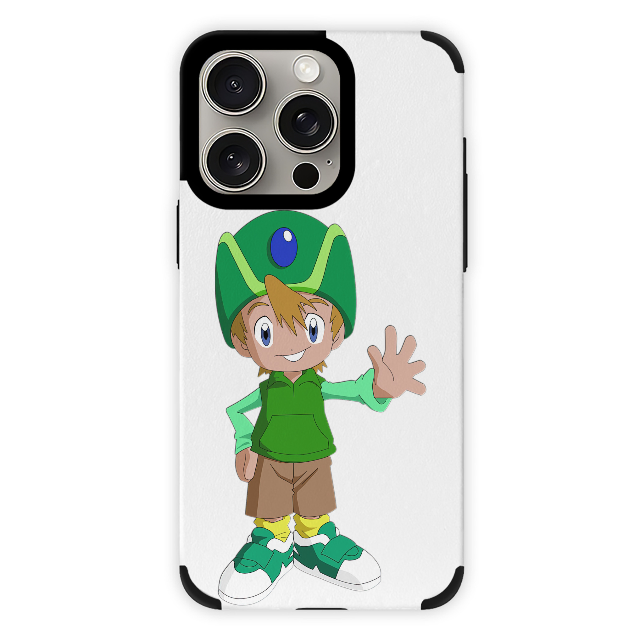 （画像用） Digimon デジタルモンスター/デジモン 【iPhone15ProMax対応】 PUレザー スマホケース 耐衝撃＆黄変防止